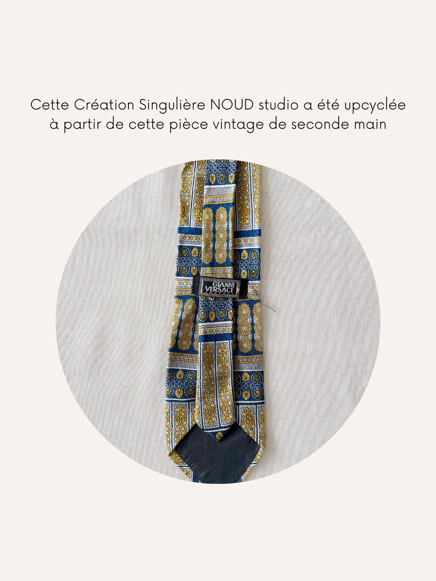 Headband Upcyclé Essentiel 'Fronton du Palais'