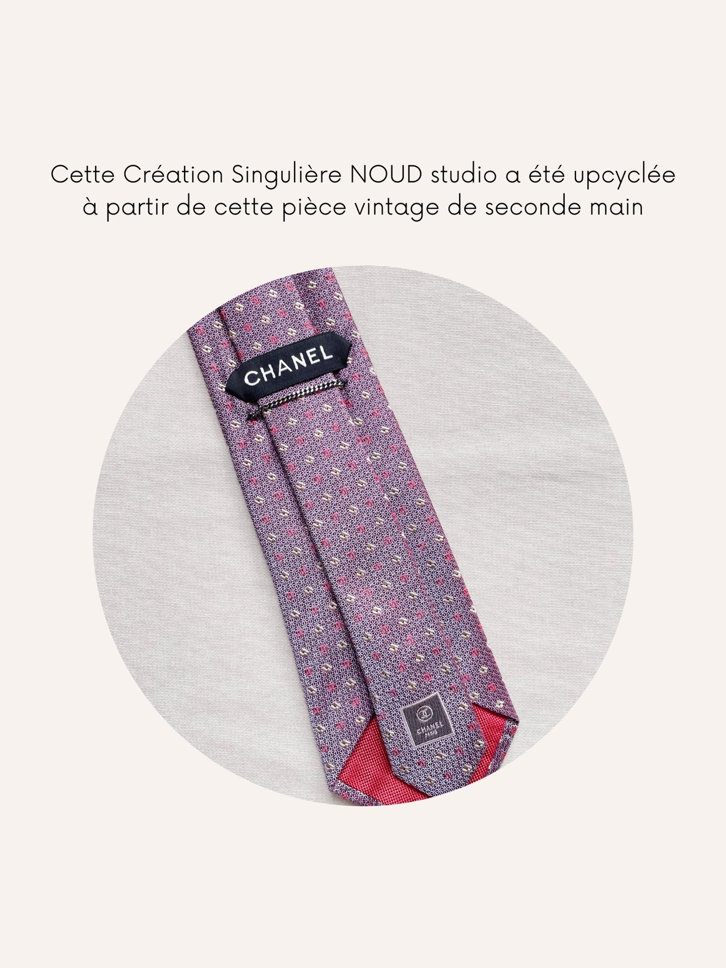 Bracelet Mailles Upcyclé Iconique 'Améthyste'
