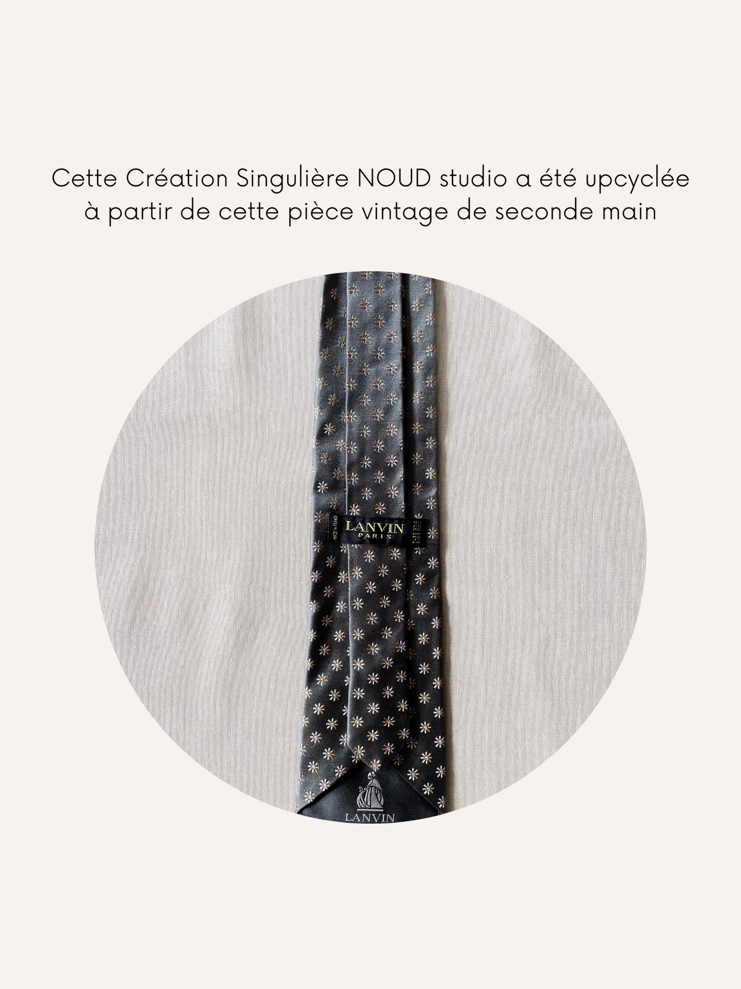 Ensemble Upcyclé Iconique 'Éclosion d'Ornithogales'