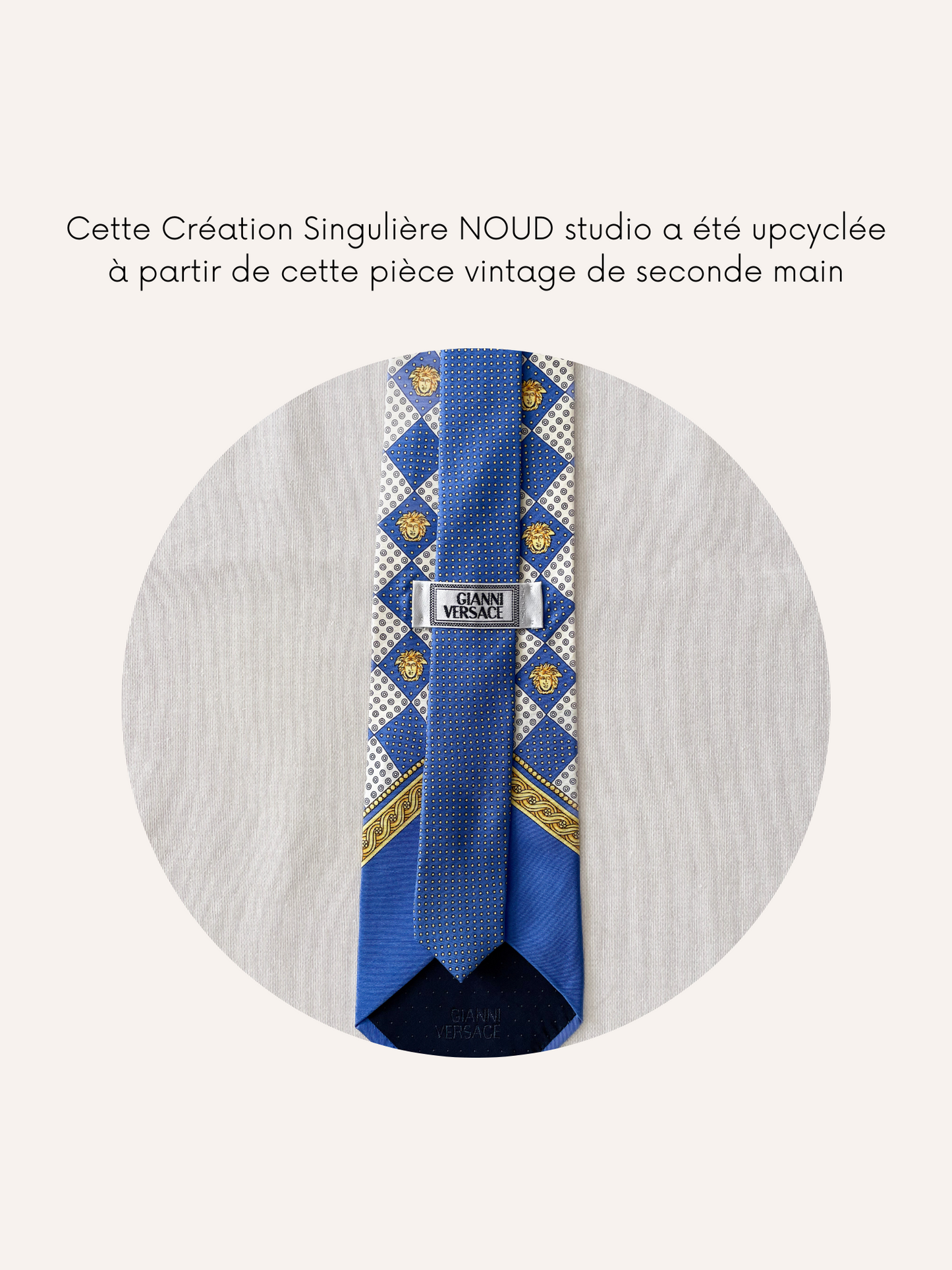 Headband Upcyclé Iconique 'Gorgone' N°2