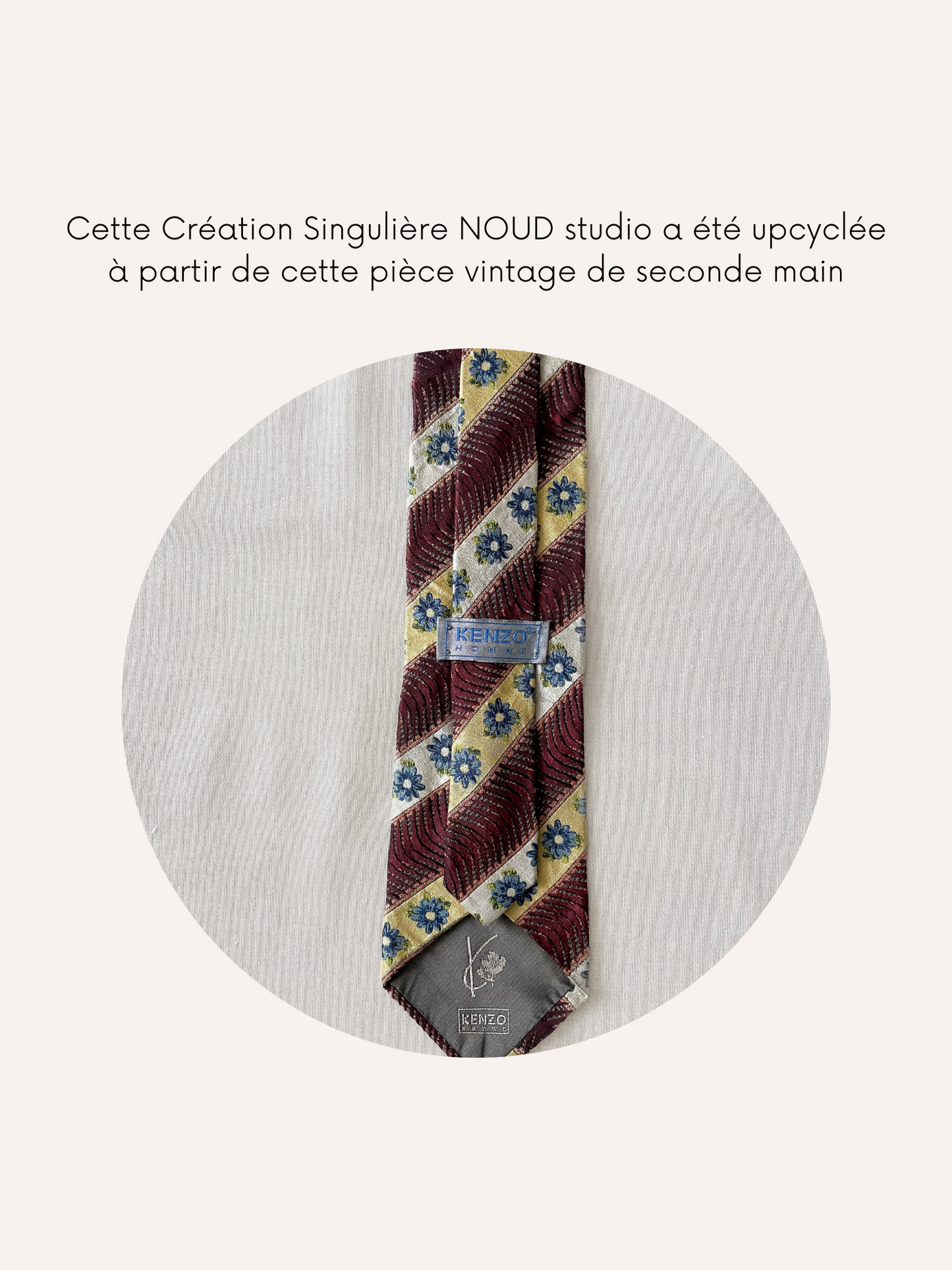Ensemble Upcyclé Iconique 'Myosotis'