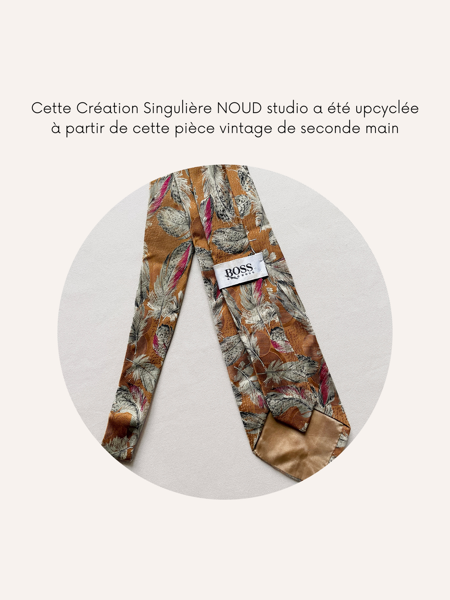 Chouchou Upcyclé Iconique 'Duvet'