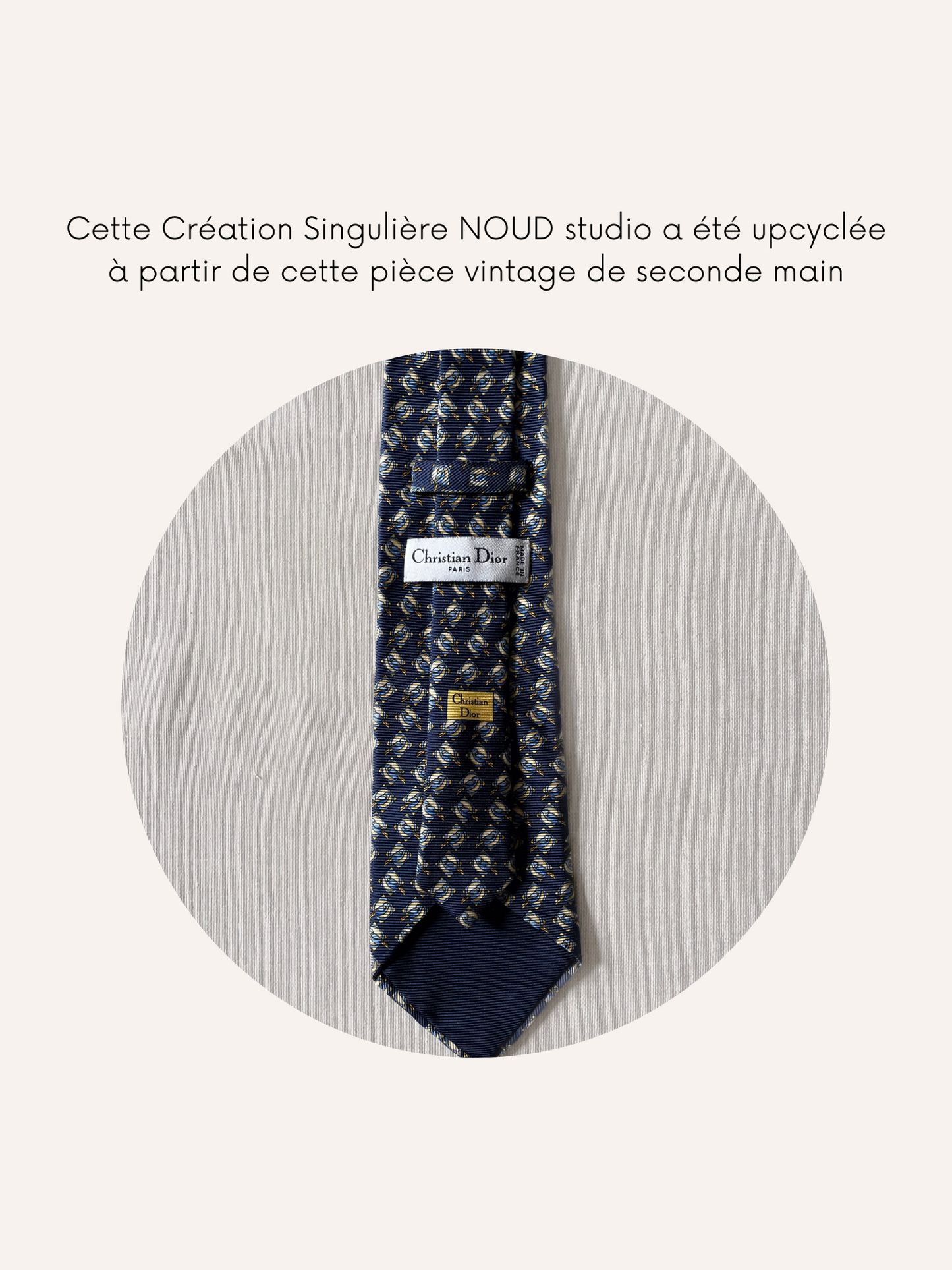 Headband Upcyclé Iconique 'Myriade d'oiseaux'