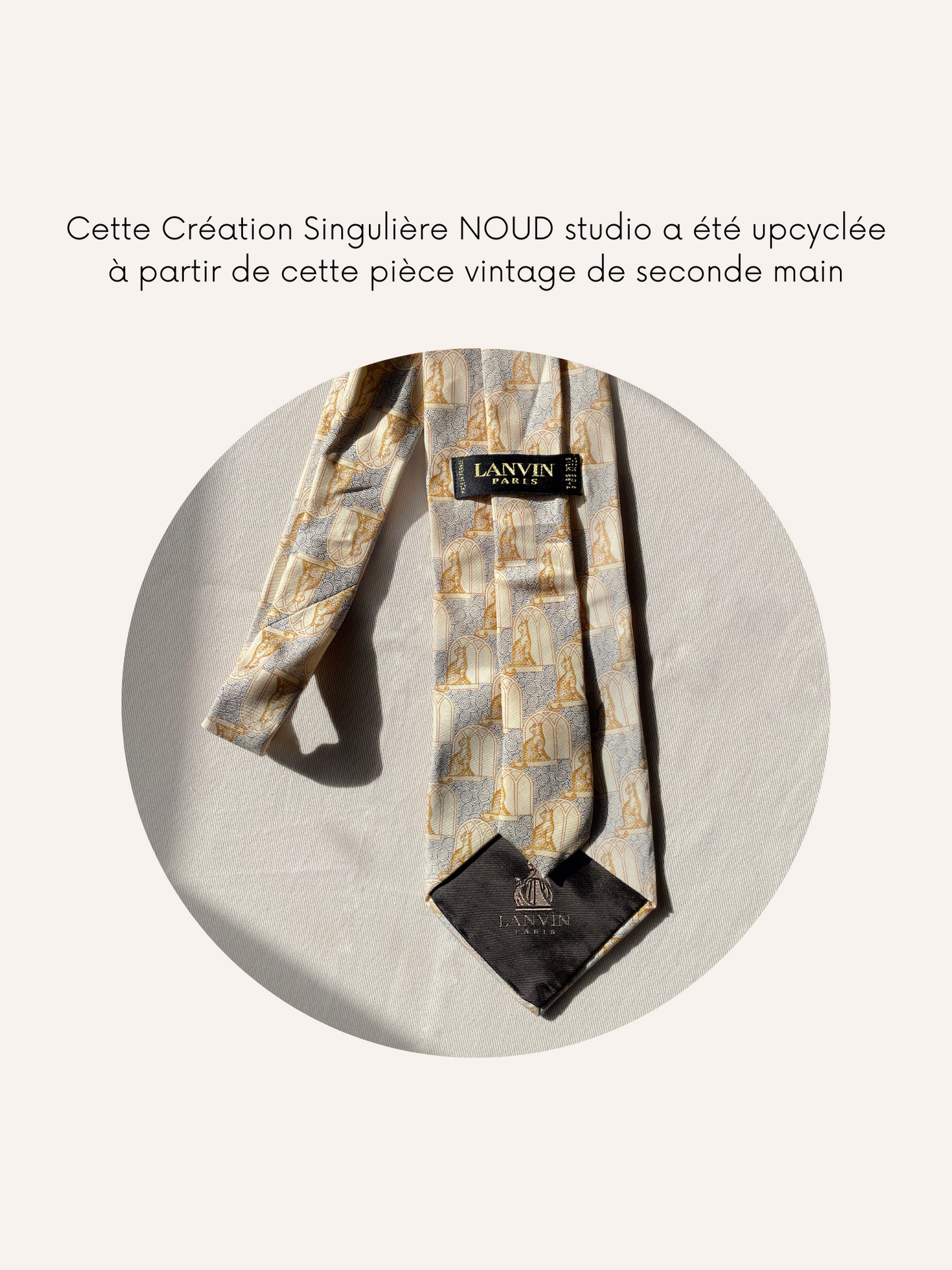 Ensemble Upcyclé Iconique 'Chat d'œuvre'
