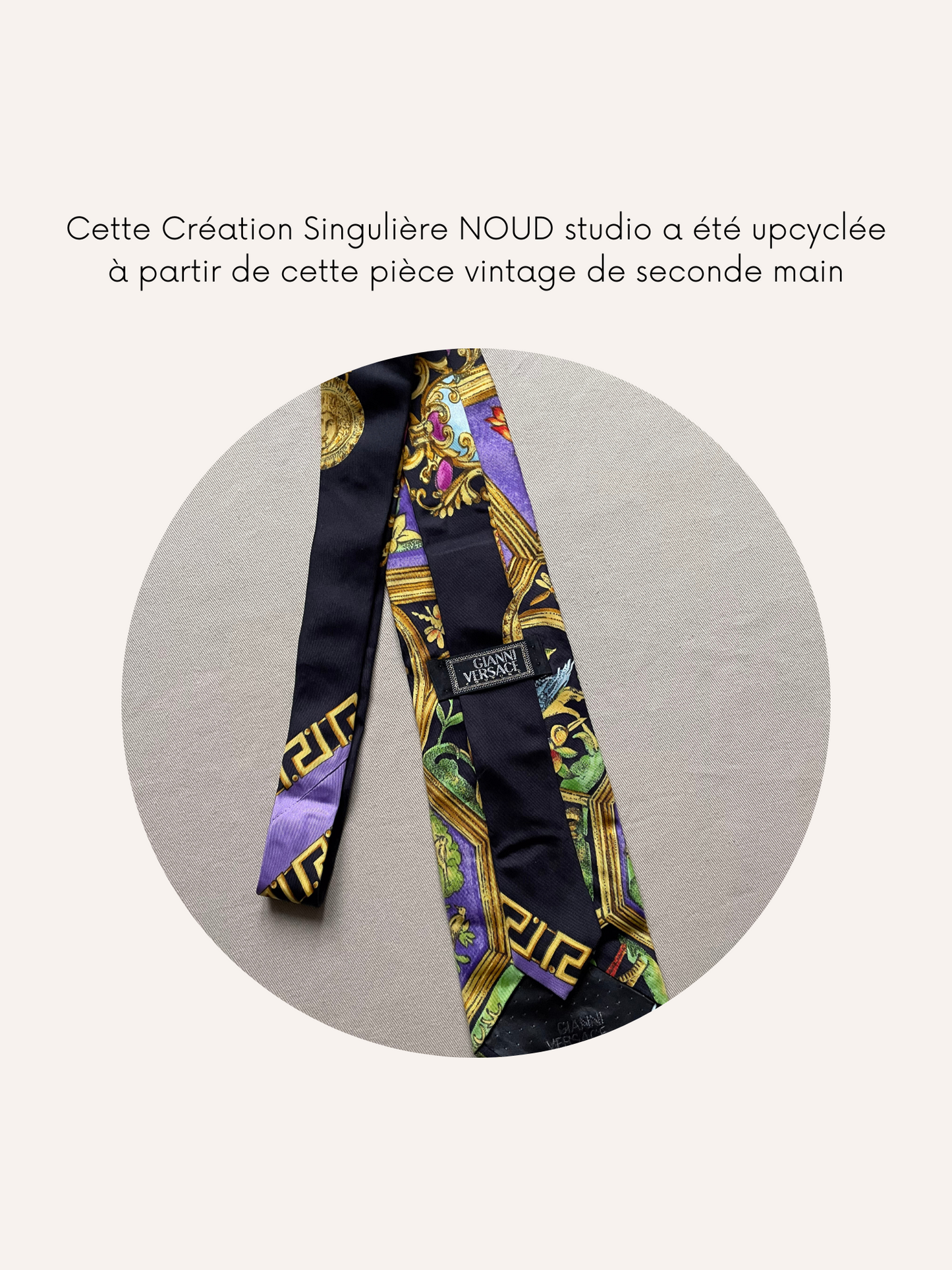Ensemble Upcyclé Iconique 'Cadre Doré'