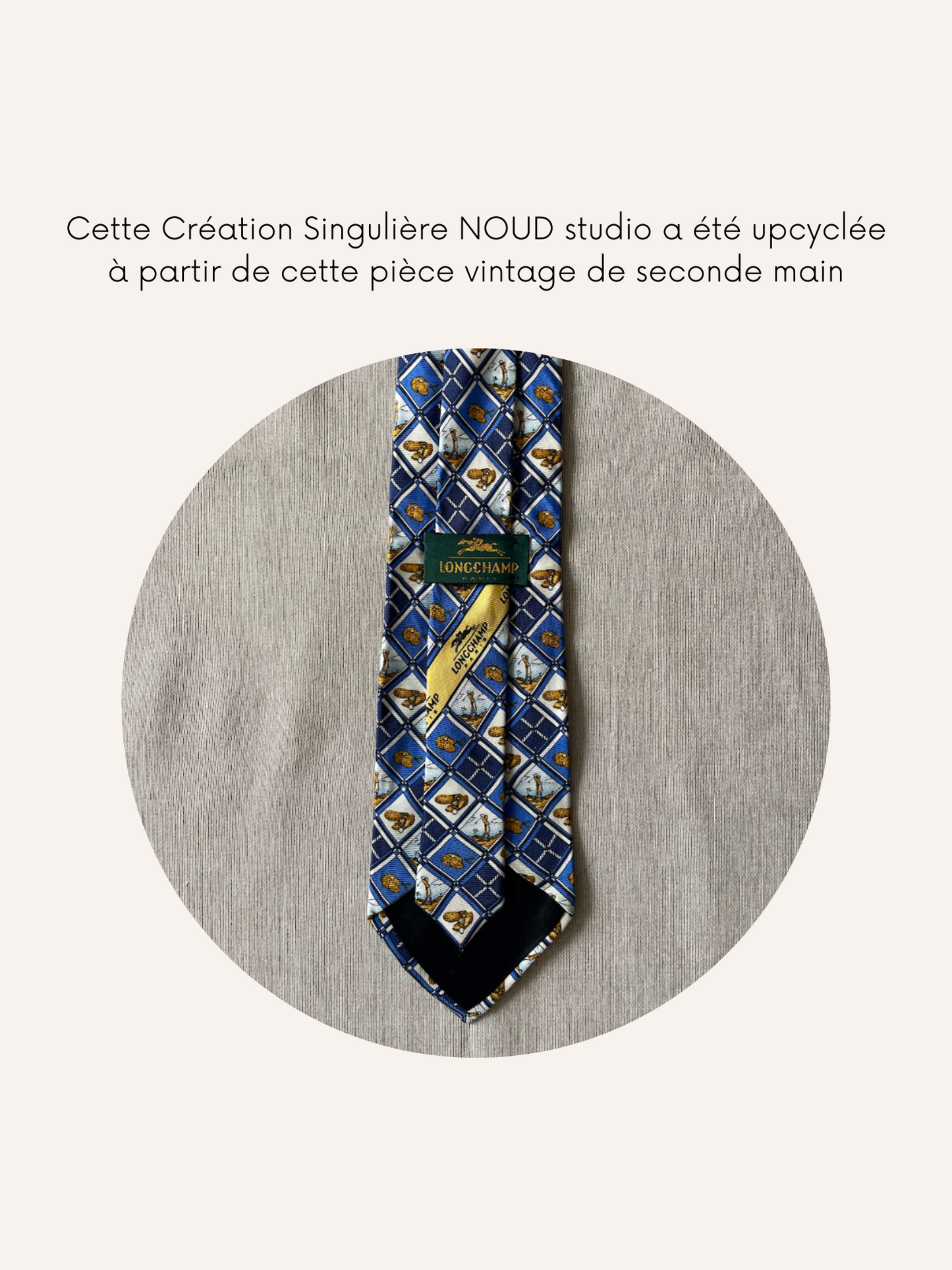 Headband Upcyclé Iconique 'Le Golfeur'