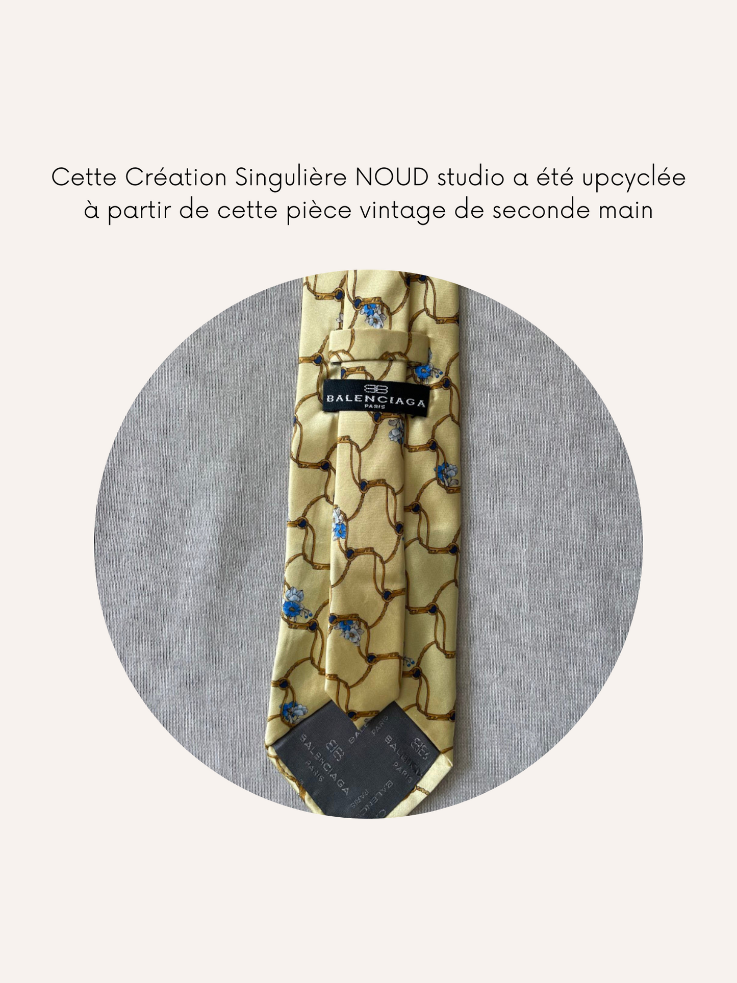 Ensemble Upcyclé Iconique 'Satiné Rayonnant'