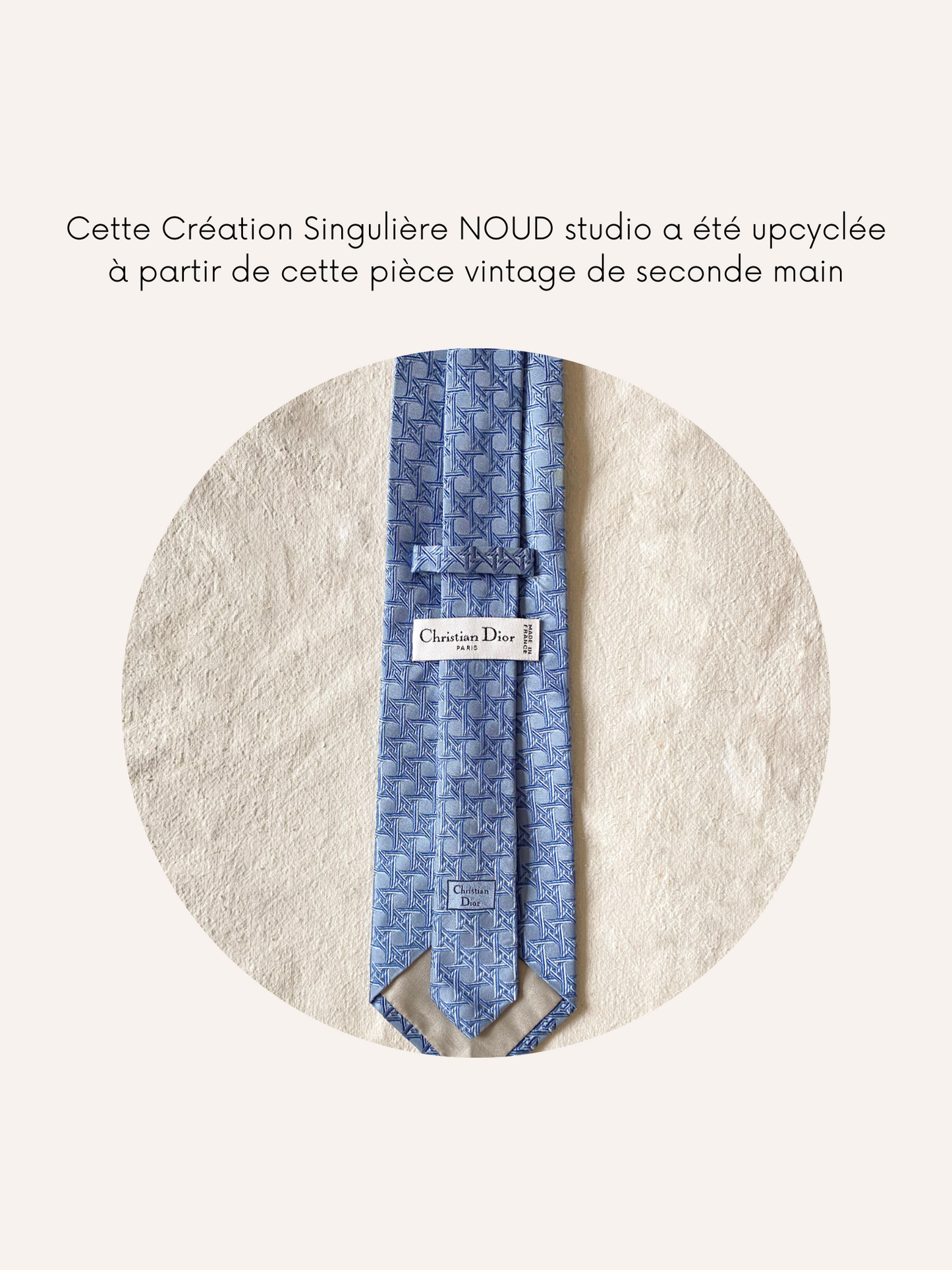 Ensemble Upcyclé Iconique 'Ocean Blue' N°2