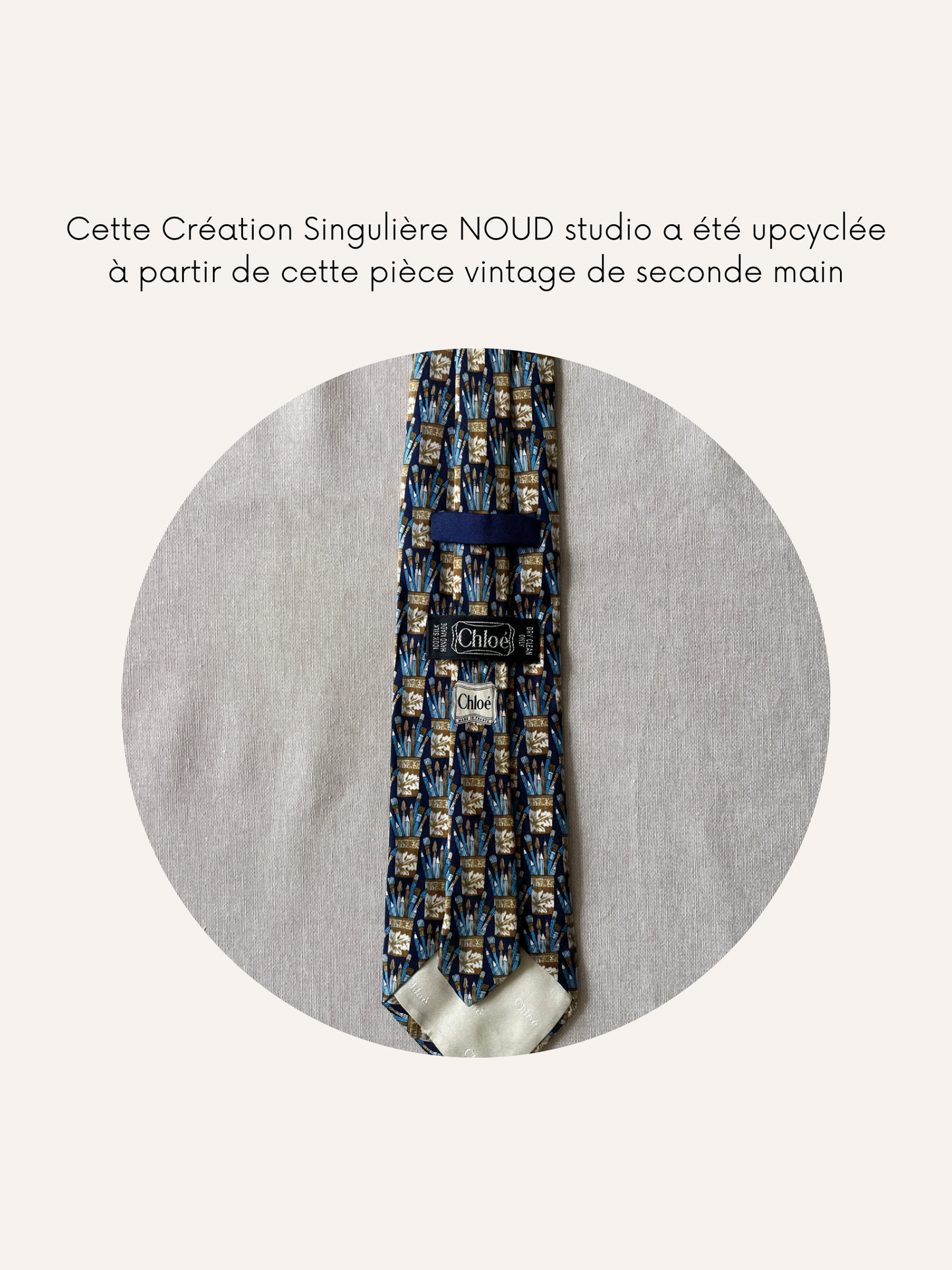 Chouchou Upcyclé Iconique 'Kahlo'