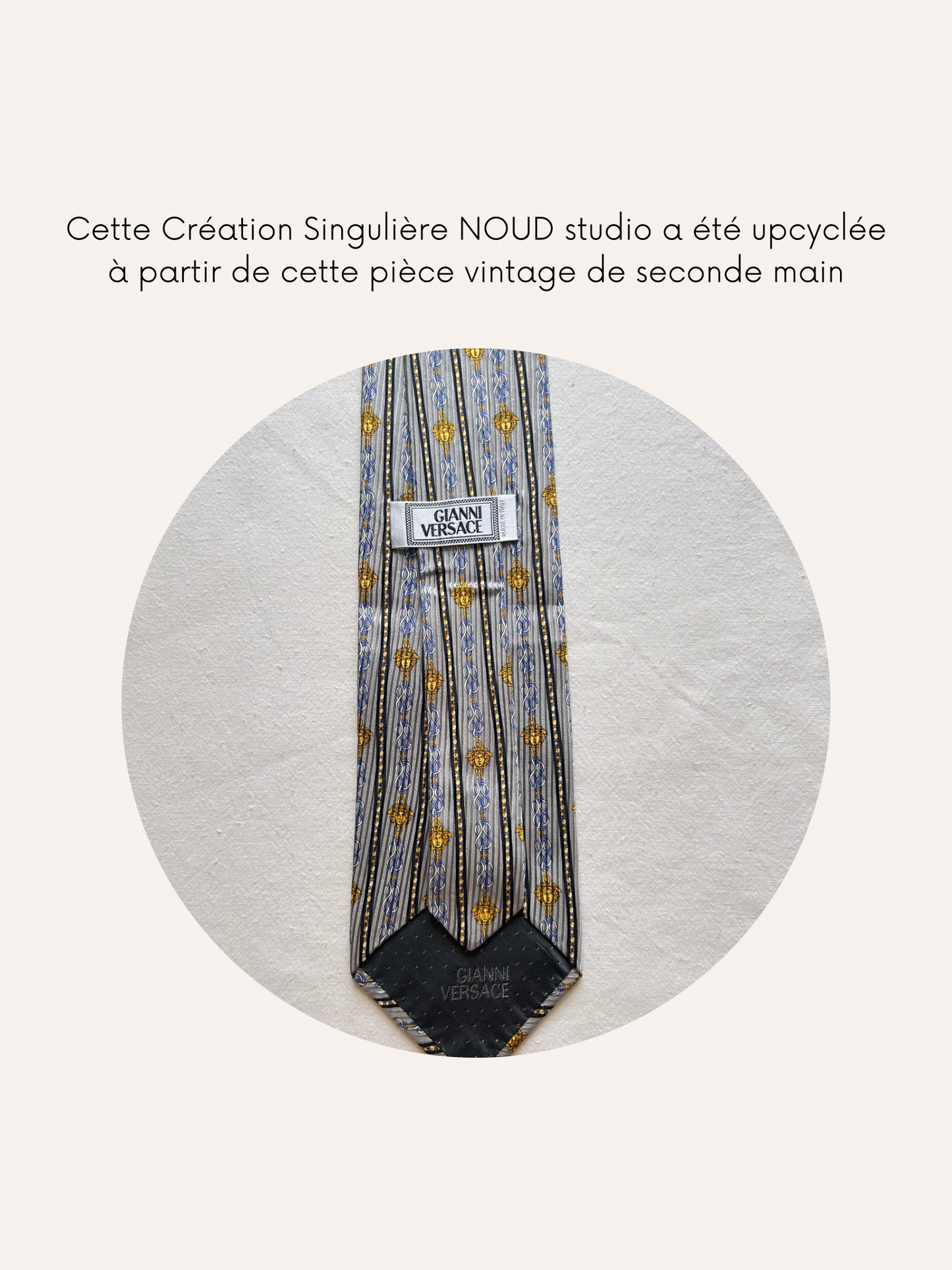 Headband Upcyclé Iconique 'Socrate'