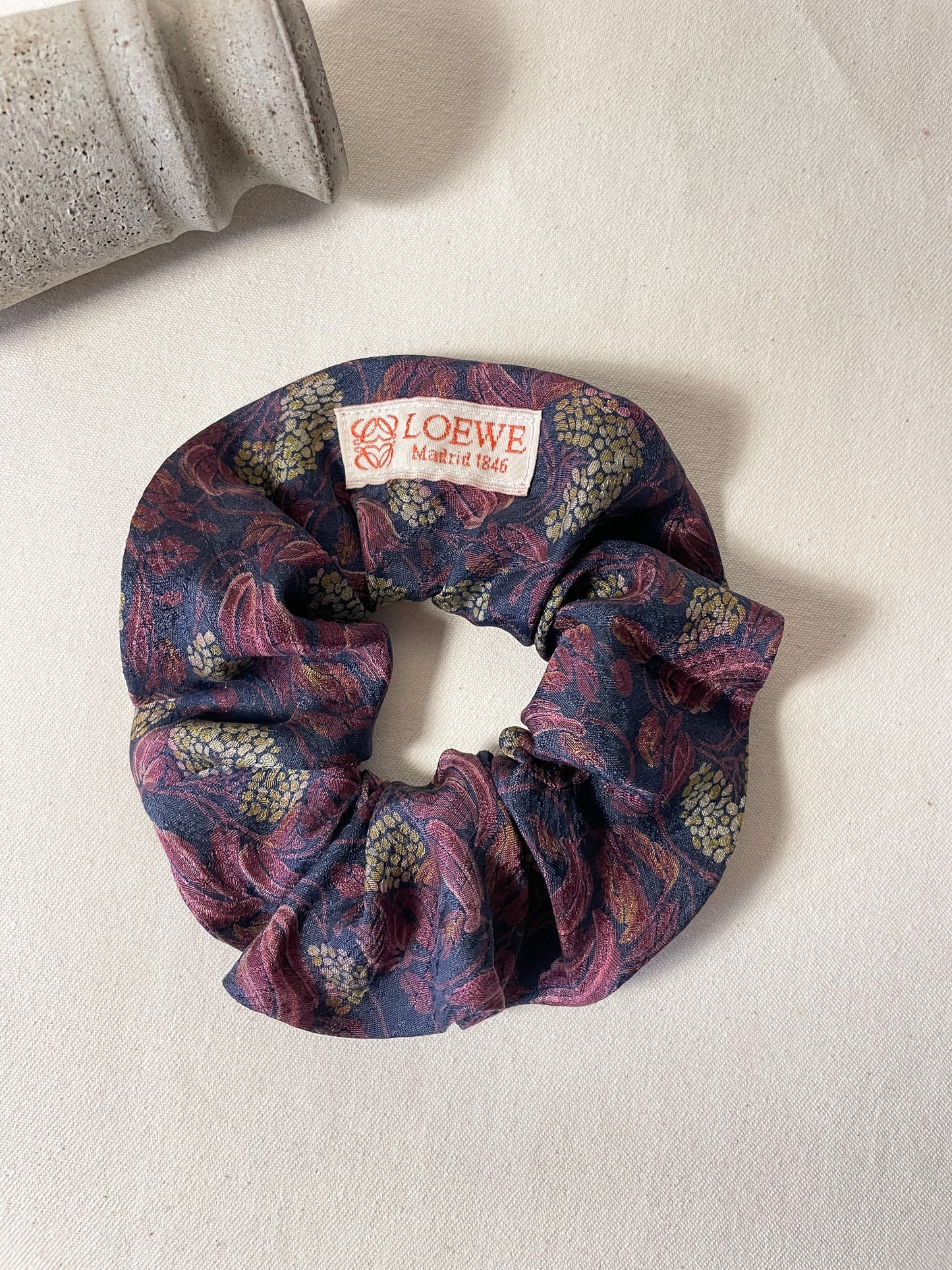 Chouchou Upcyclé Iconique 'Chestnut'