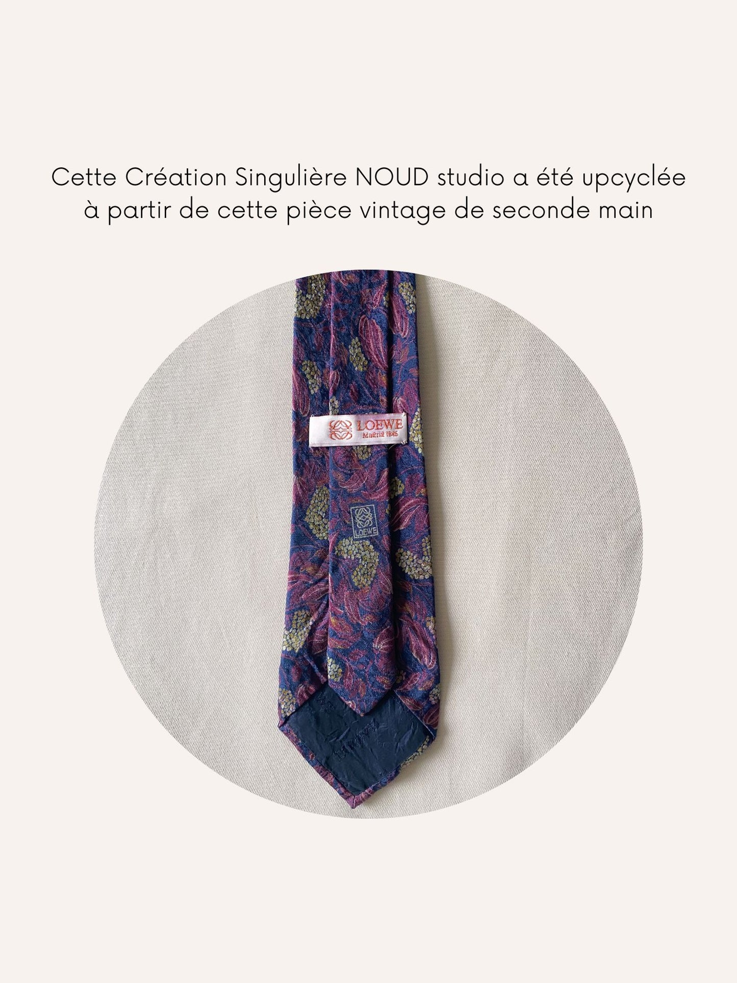 Headband Upcyclé Iconique 'Chestnut'