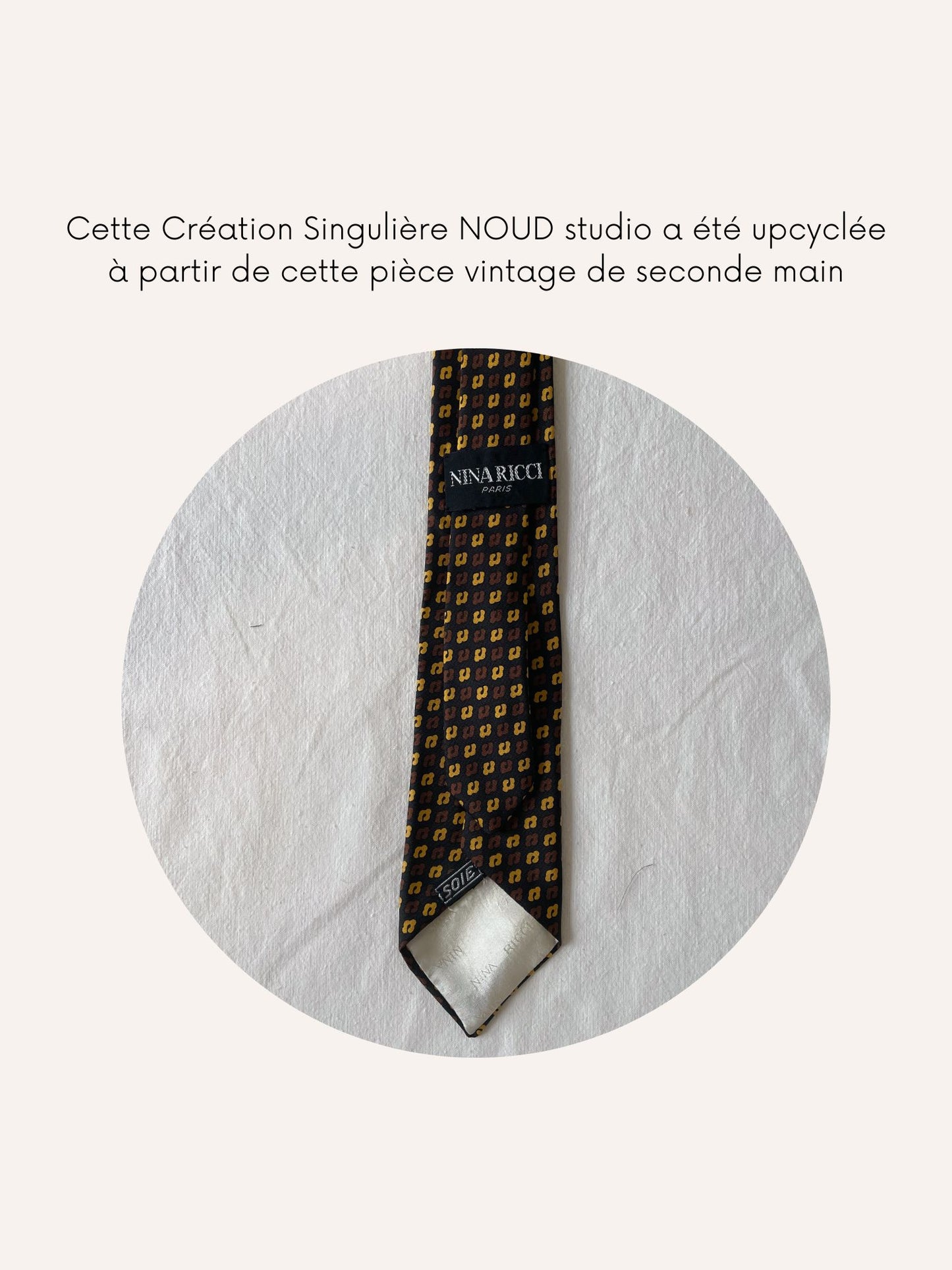 Ensemble Upcyclé Iconique 'Black Coffee'