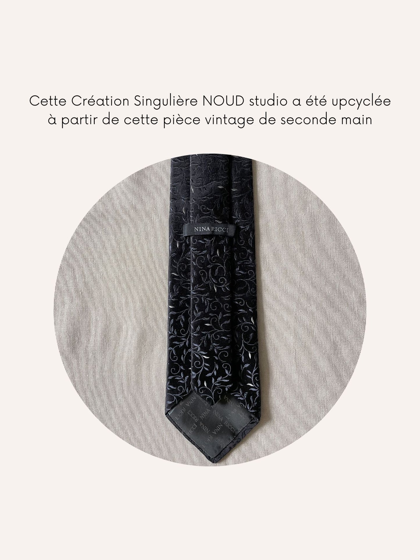 Ensemble Upcyclé Iconique 'Black cat'