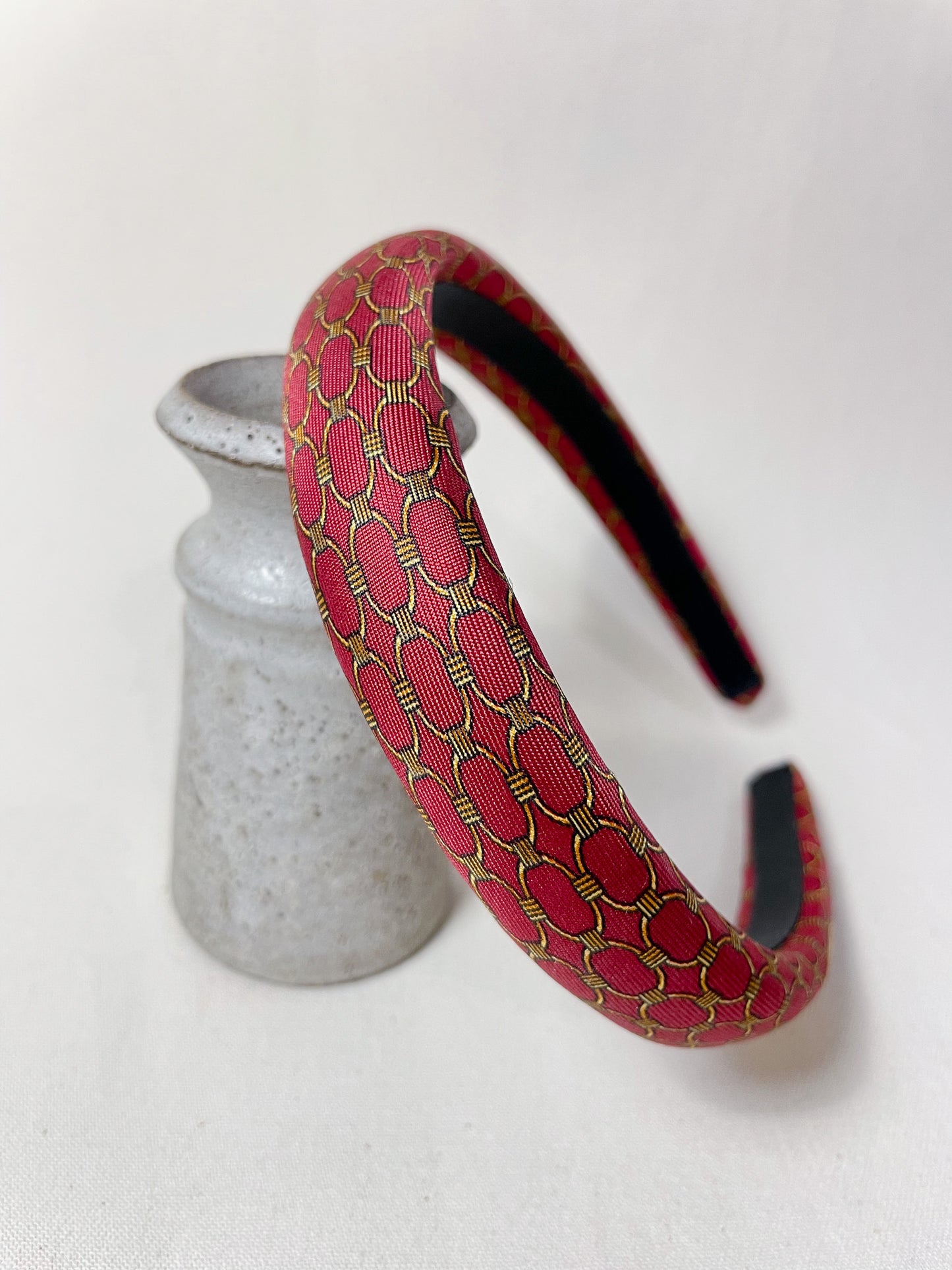 Headband Upcyclé Iconique 'Red House'