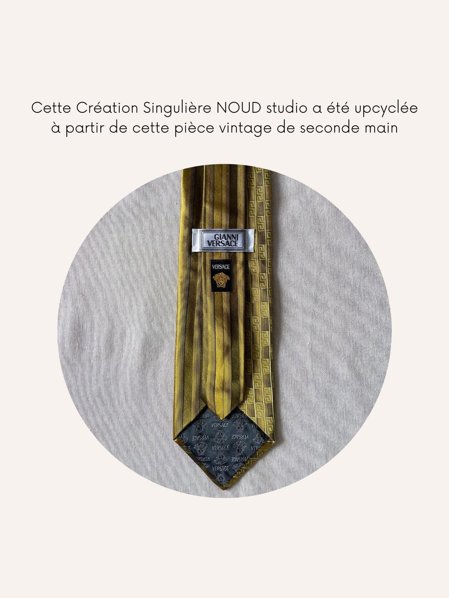 Chouchou Upcyclé Iconique 'Medusa'