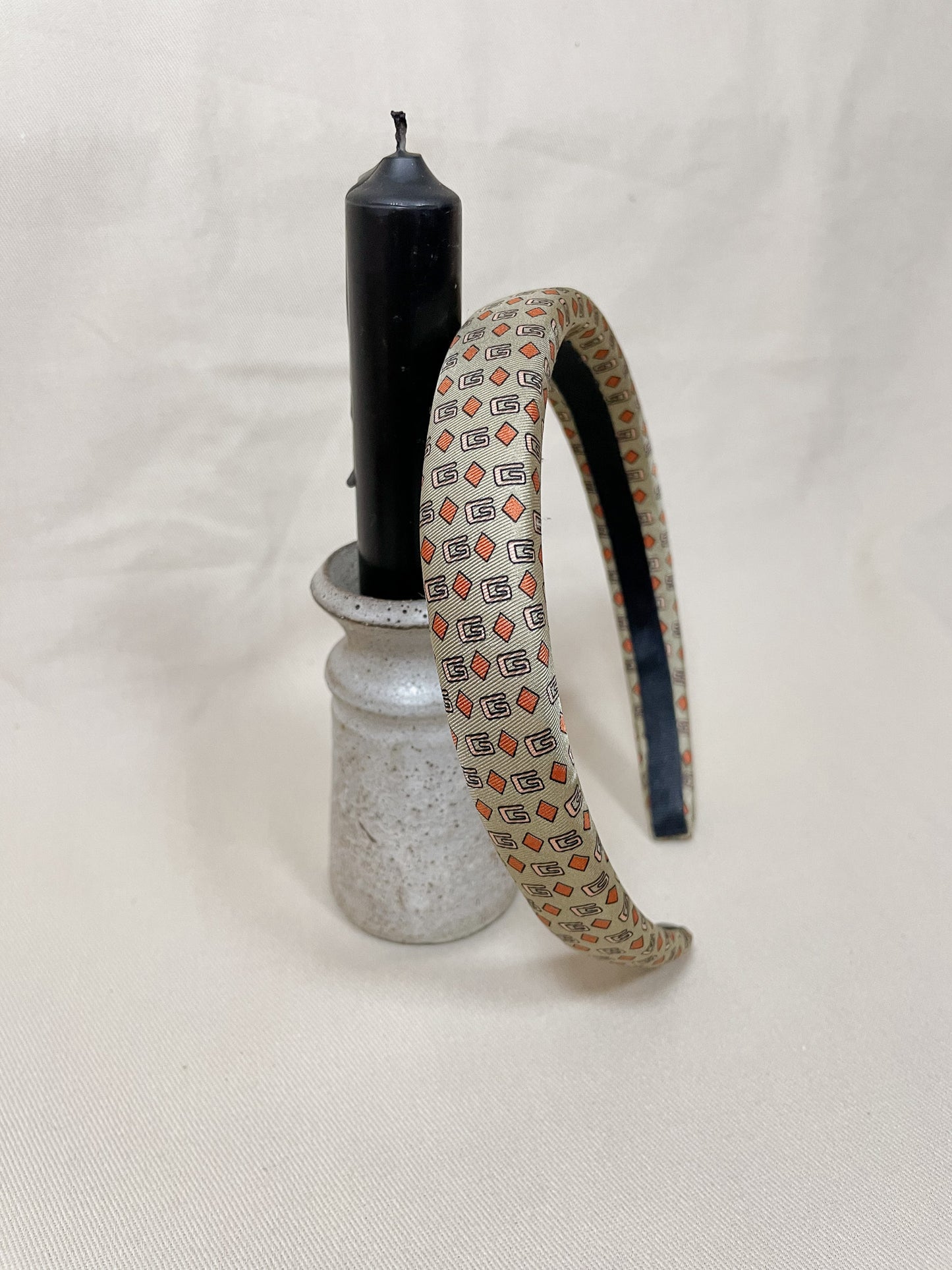Headband Upcyclé Essentiel 'Douceur d'automne'
