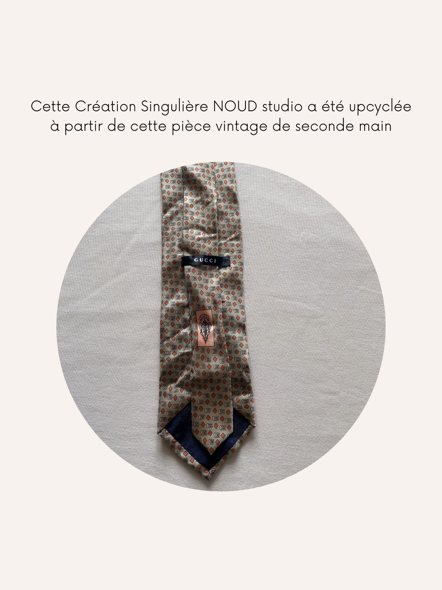 Headband Upcyclé Essentiel 'Douceur d'automne'
