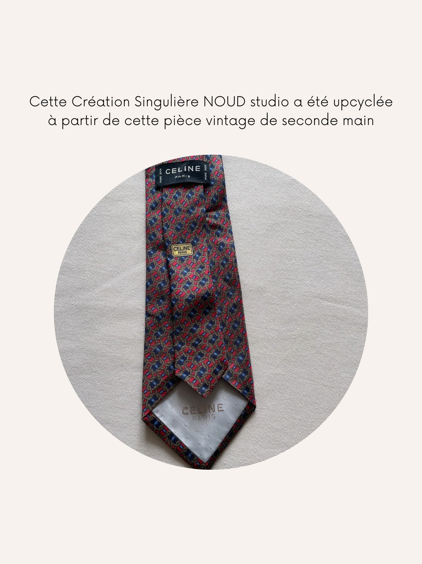 Headband Upcyclé Iconique 'Le Médaillon'