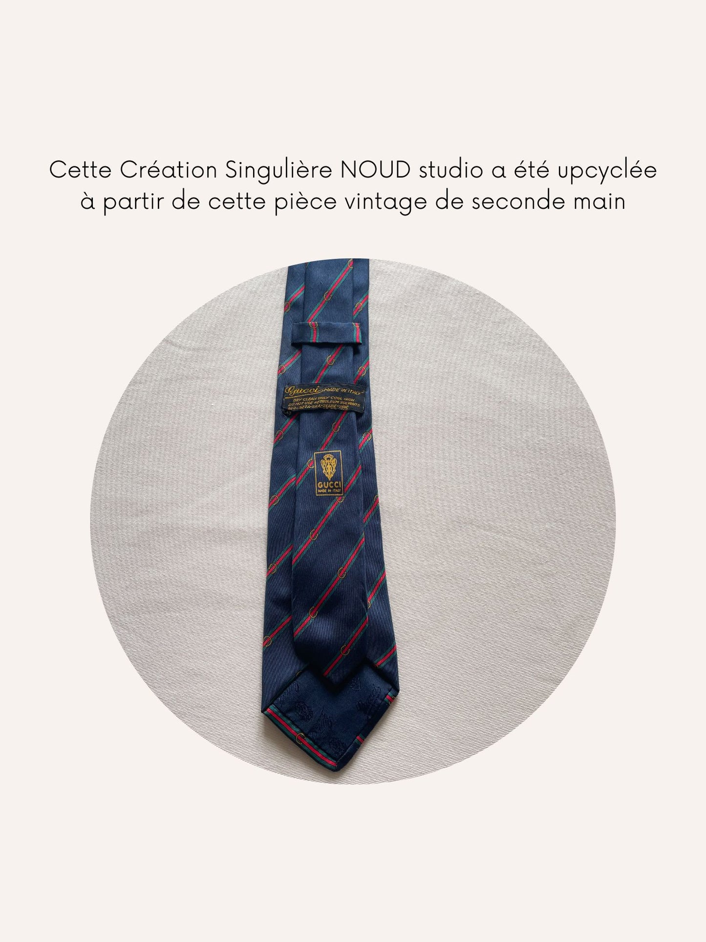 Headband Upcyclé Iconique 'Classic Chic' N°1