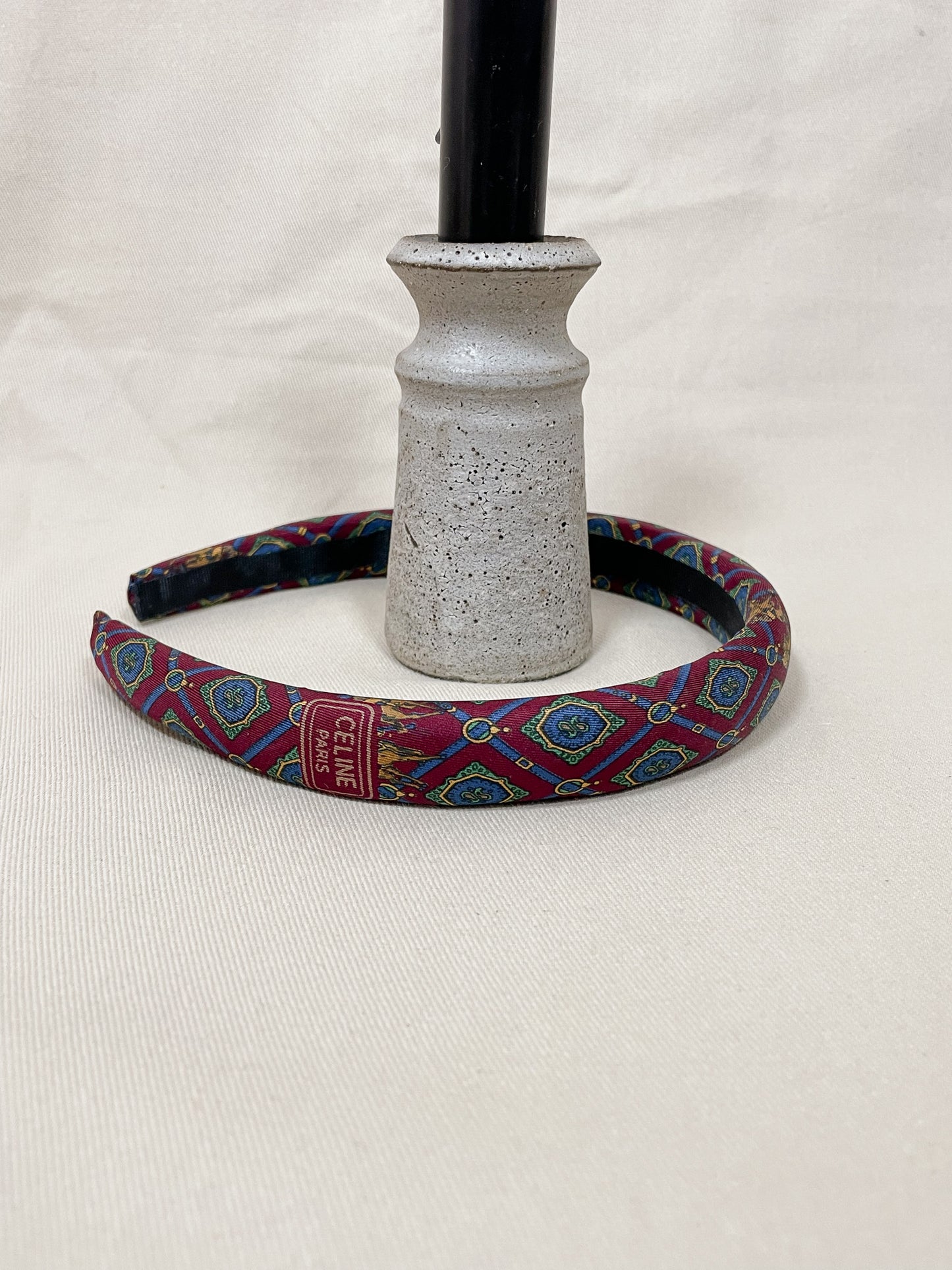 Headband Upcyclé Iconique 'Course hippique'