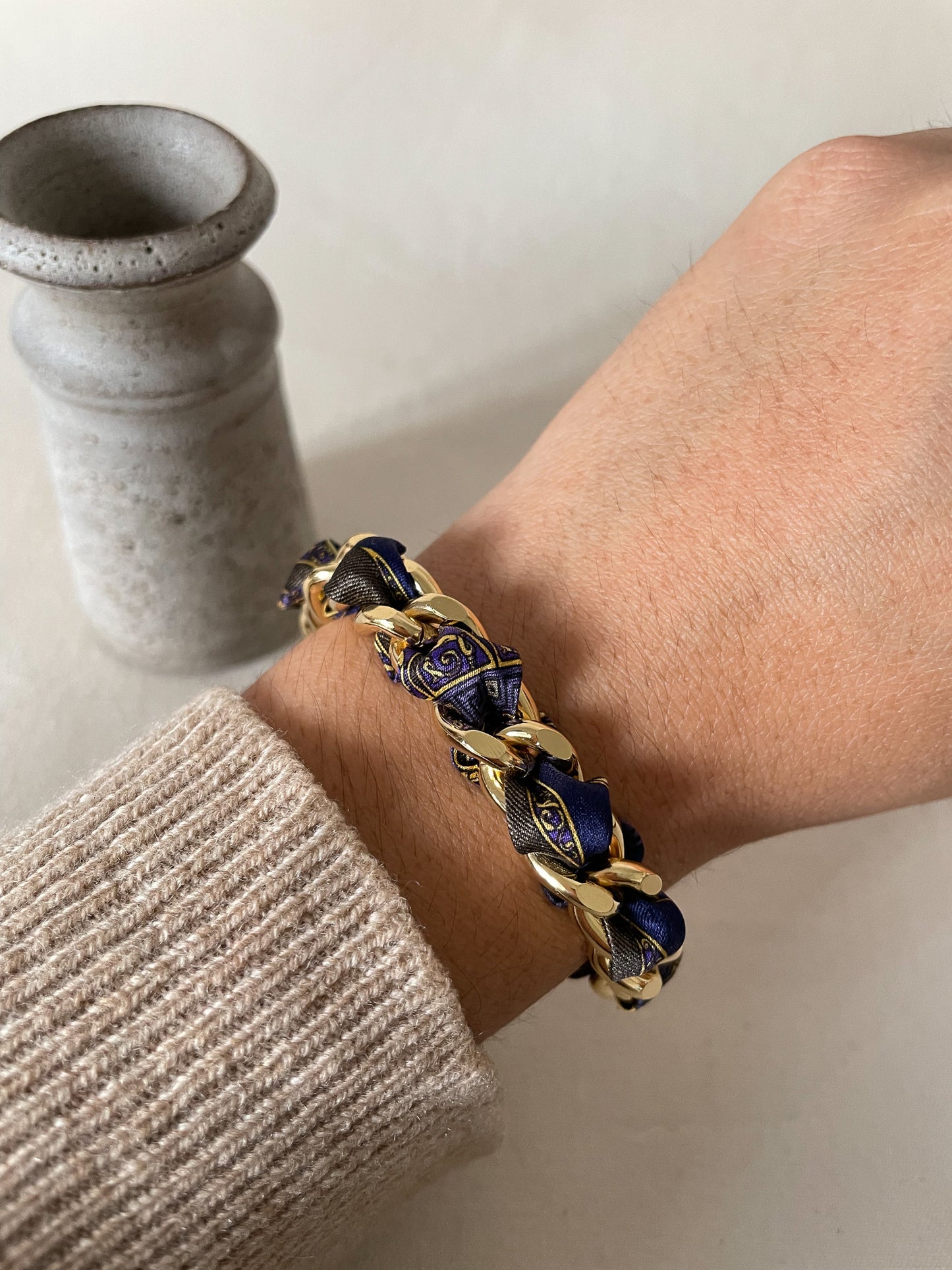 Bracelet Mailles Upcyclé 'Terrific'
