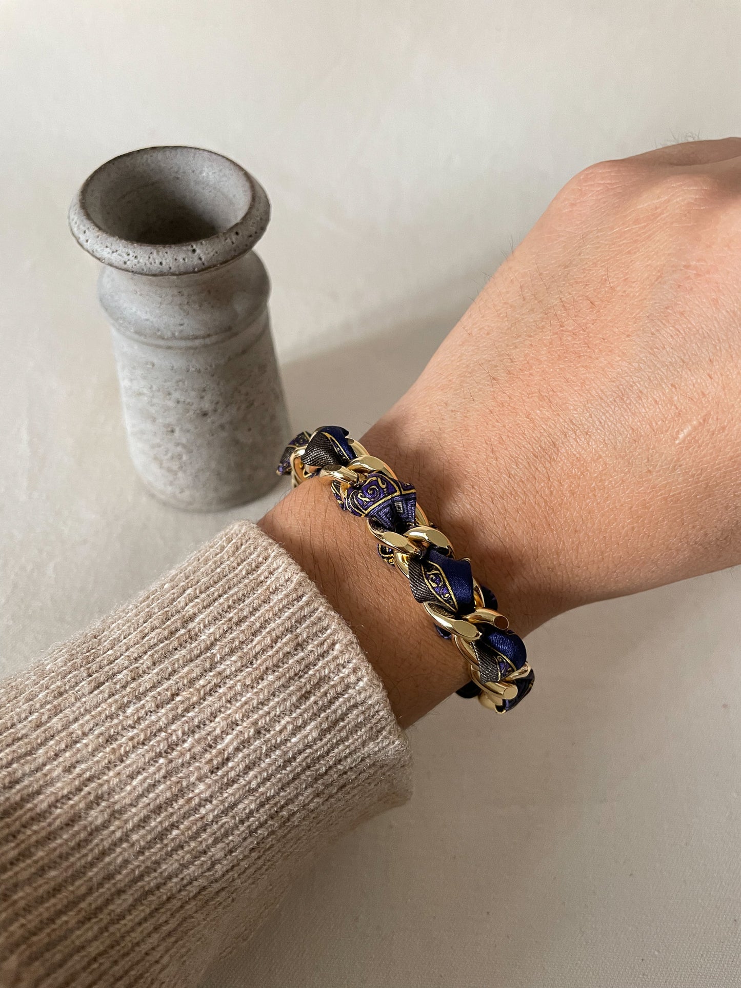 Bracelet Mailles Upcyclé 'Terrific'