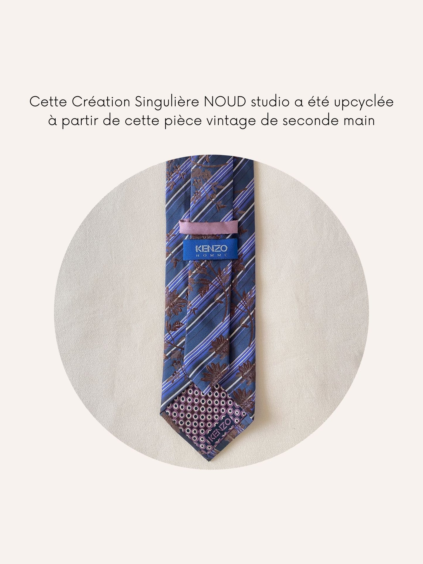 Ensemble Upcyclé Iconique 'Purple foliage'