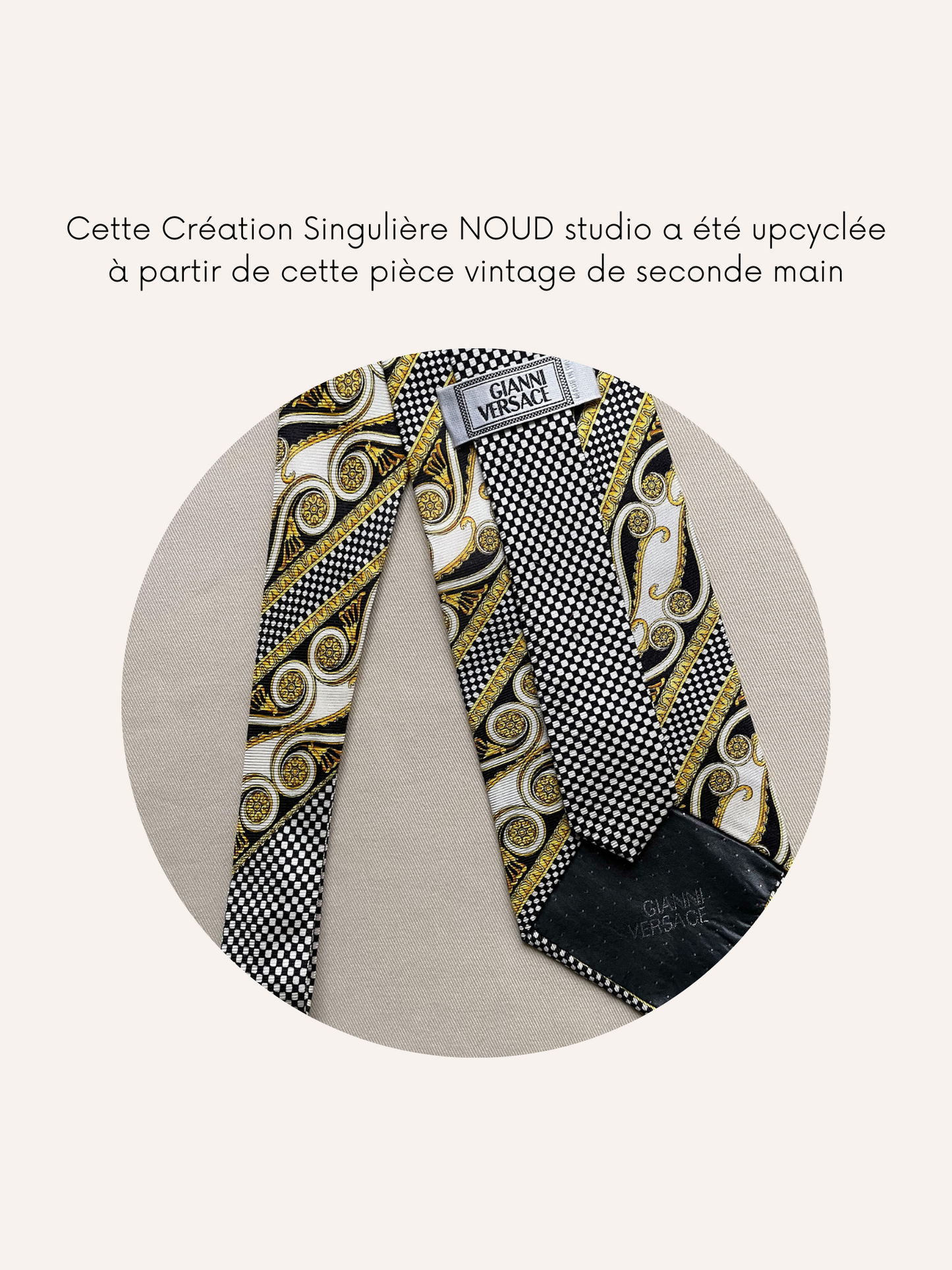 Ensemble Upcyclé Iconique 'Parenthèse à Milan'