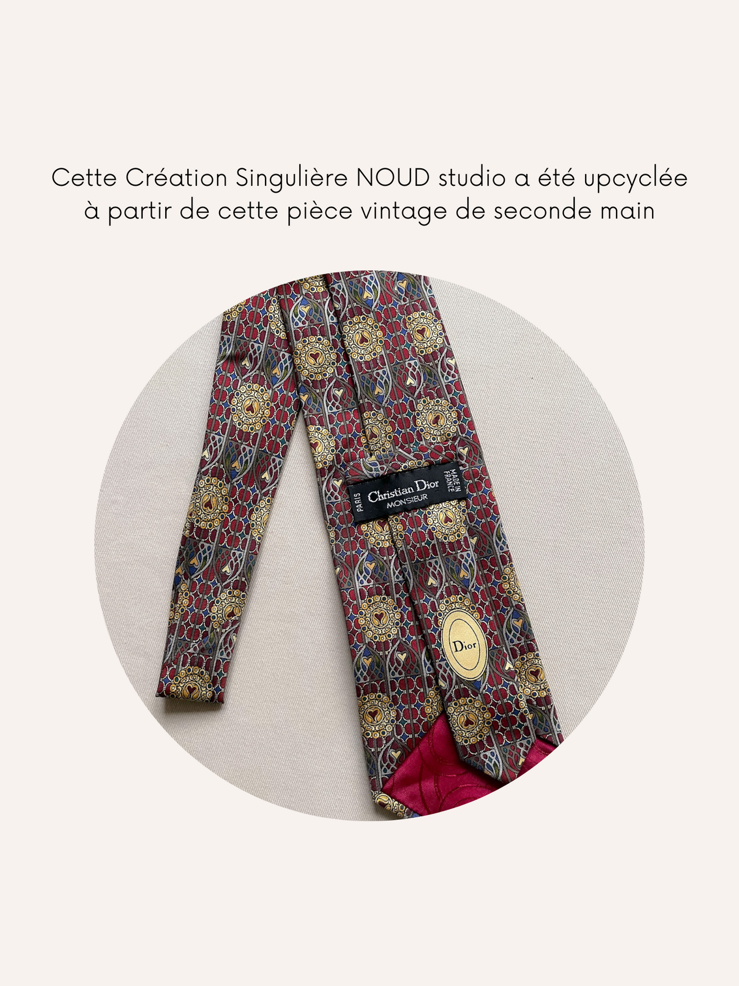 Ensemble Upcyclé Iconique 'Rubis en cœur' N°1