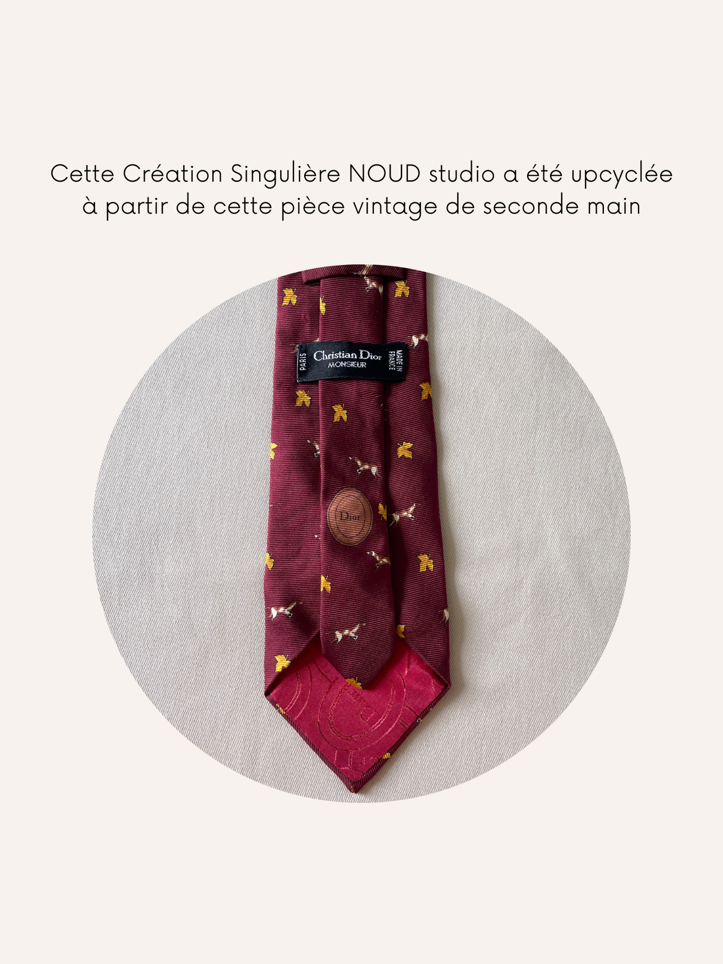 Headband Upcyclé Iconique 'Beagle'