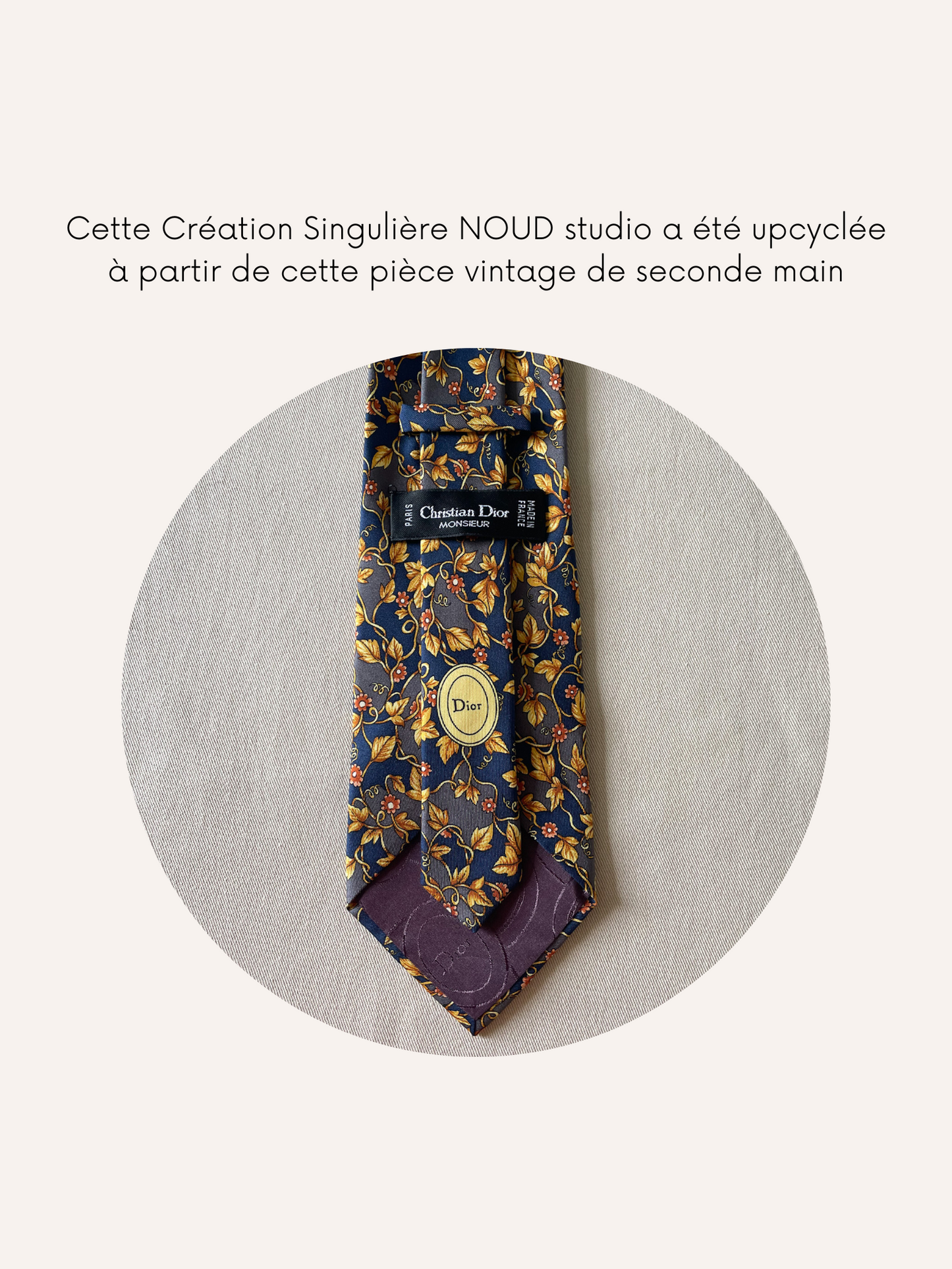 Headband Upcyclé Iconique 'Ombrage d'automne'