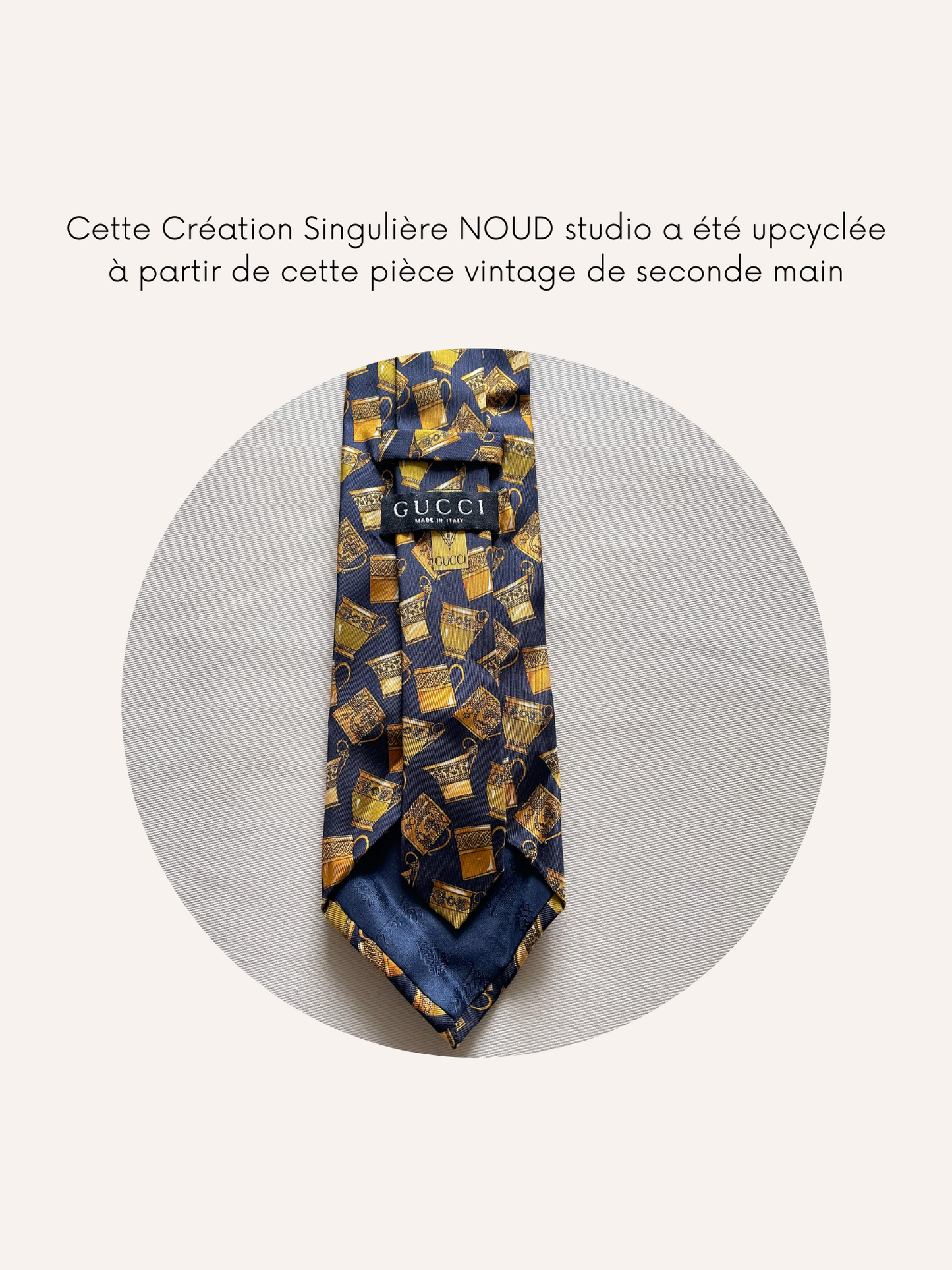 Headband Upcyclé Iconique 'Thé à la Menthe'