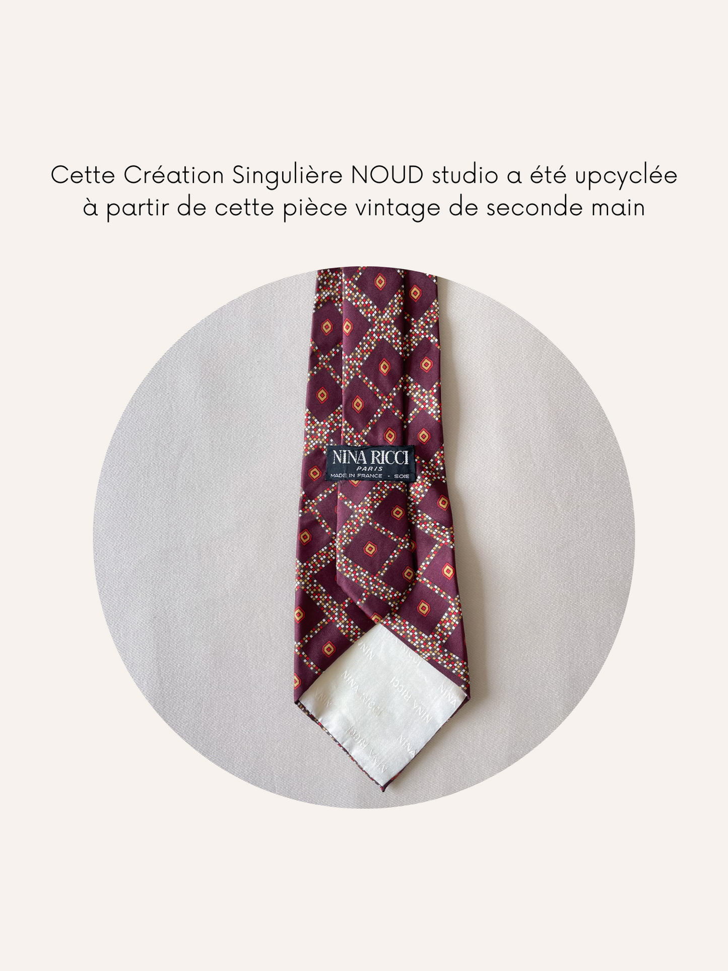 Ensemble Upcyclé Iconique 'Framboise des bois'