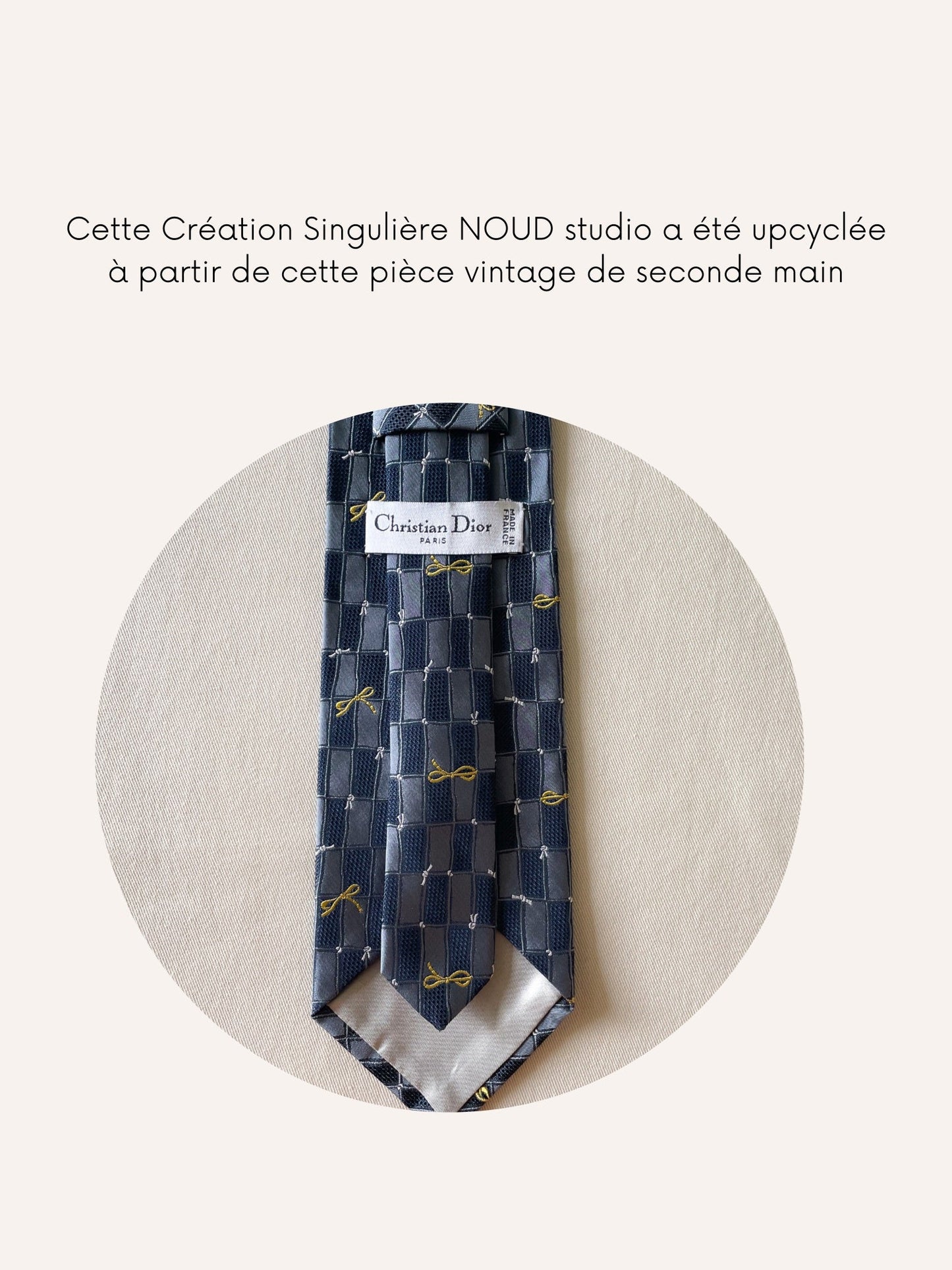 Chouchou Upcyclé Iconique 'Nuit à l'Opéra' N°2