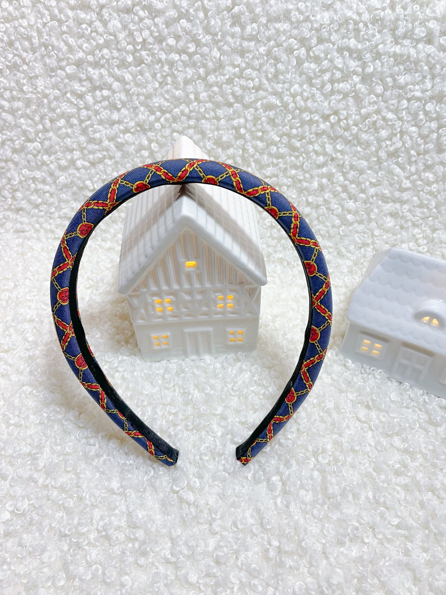 Headband Upcyclé Iconique 'Guimauve'