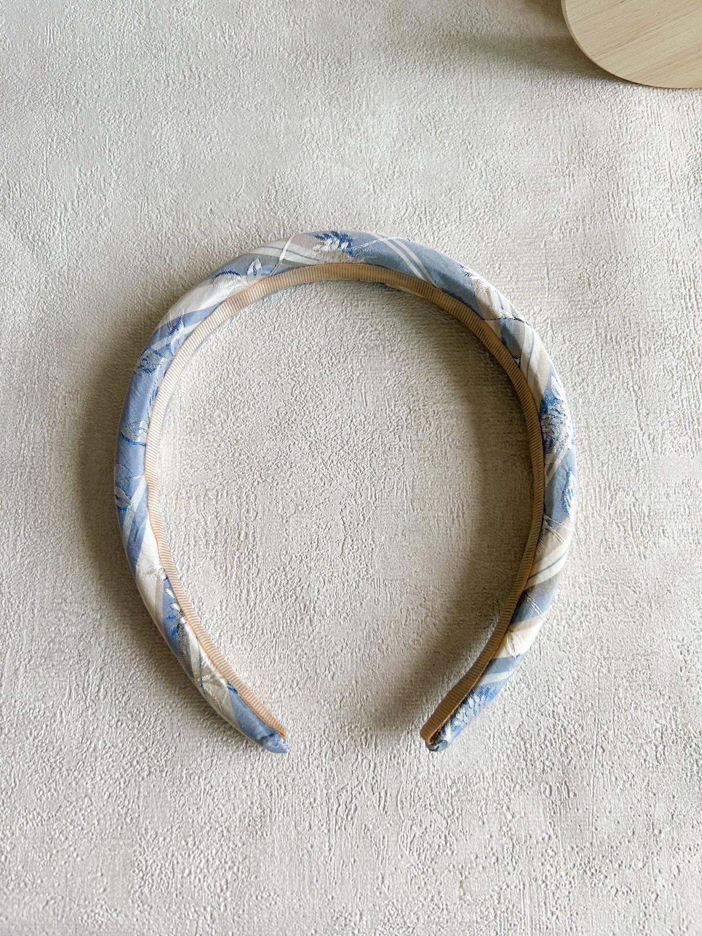 Headband Upcyclé Essentiel 'Blue Delphinium'