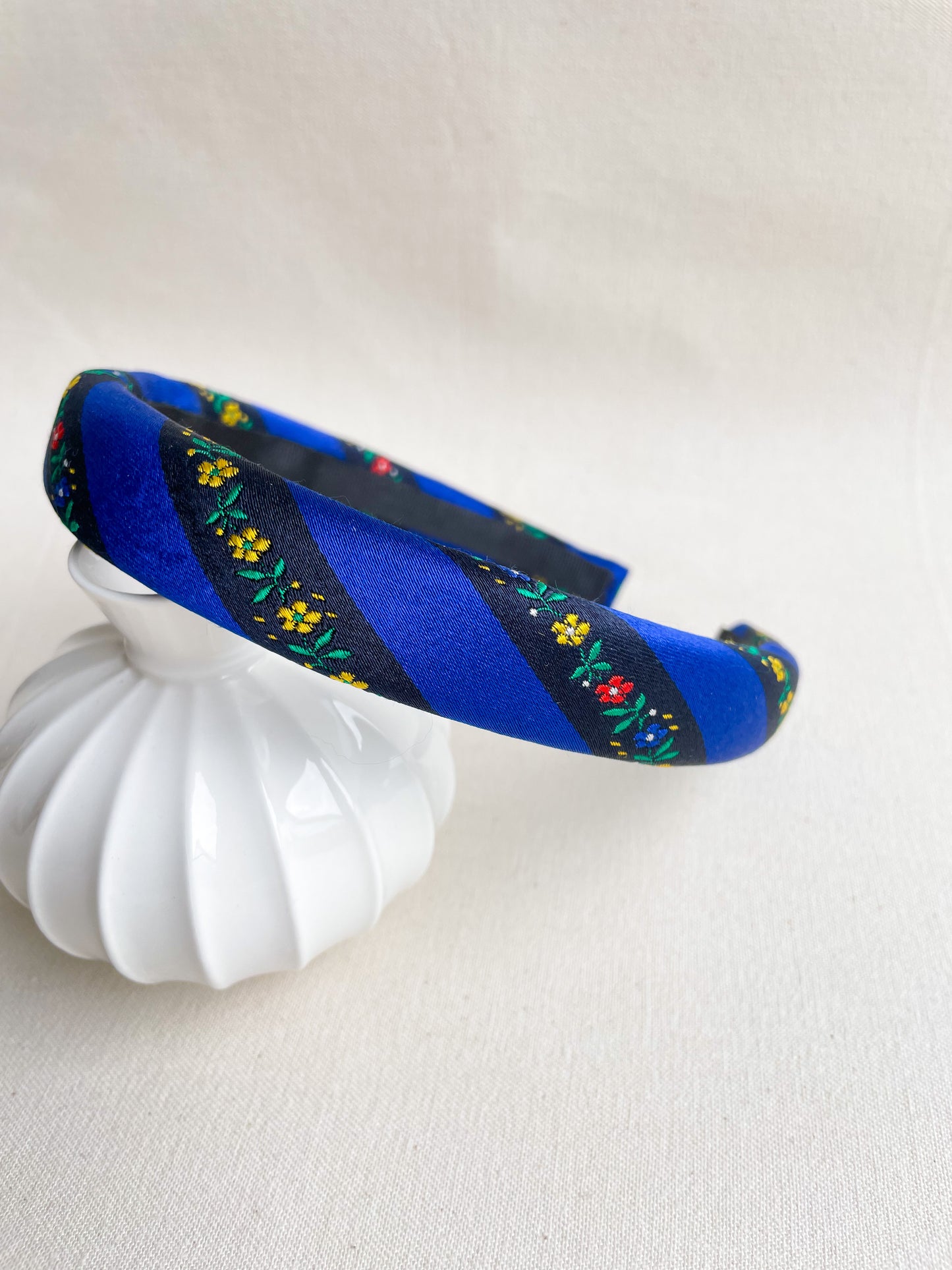 Headband Upcyclé Essentiel 'Défilé Floral'