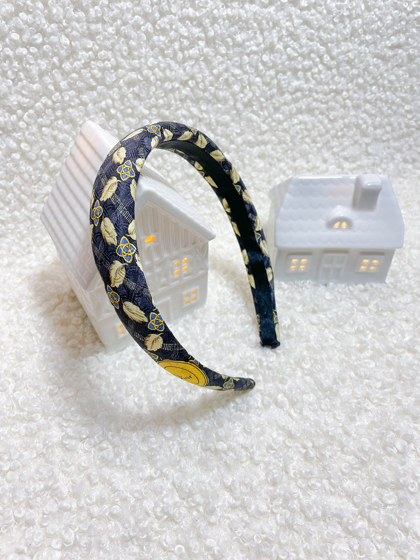 Headband Upcyclé Iconique 'Jeu de ski'