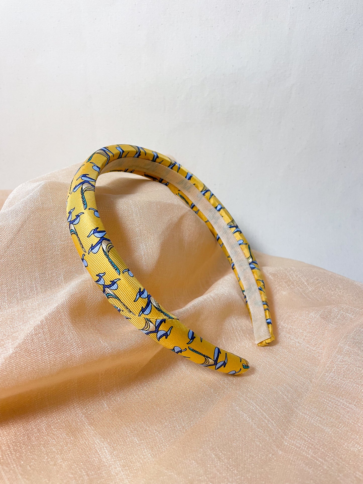 Headband Upcyclé Essentiel 'Céleste' N°2