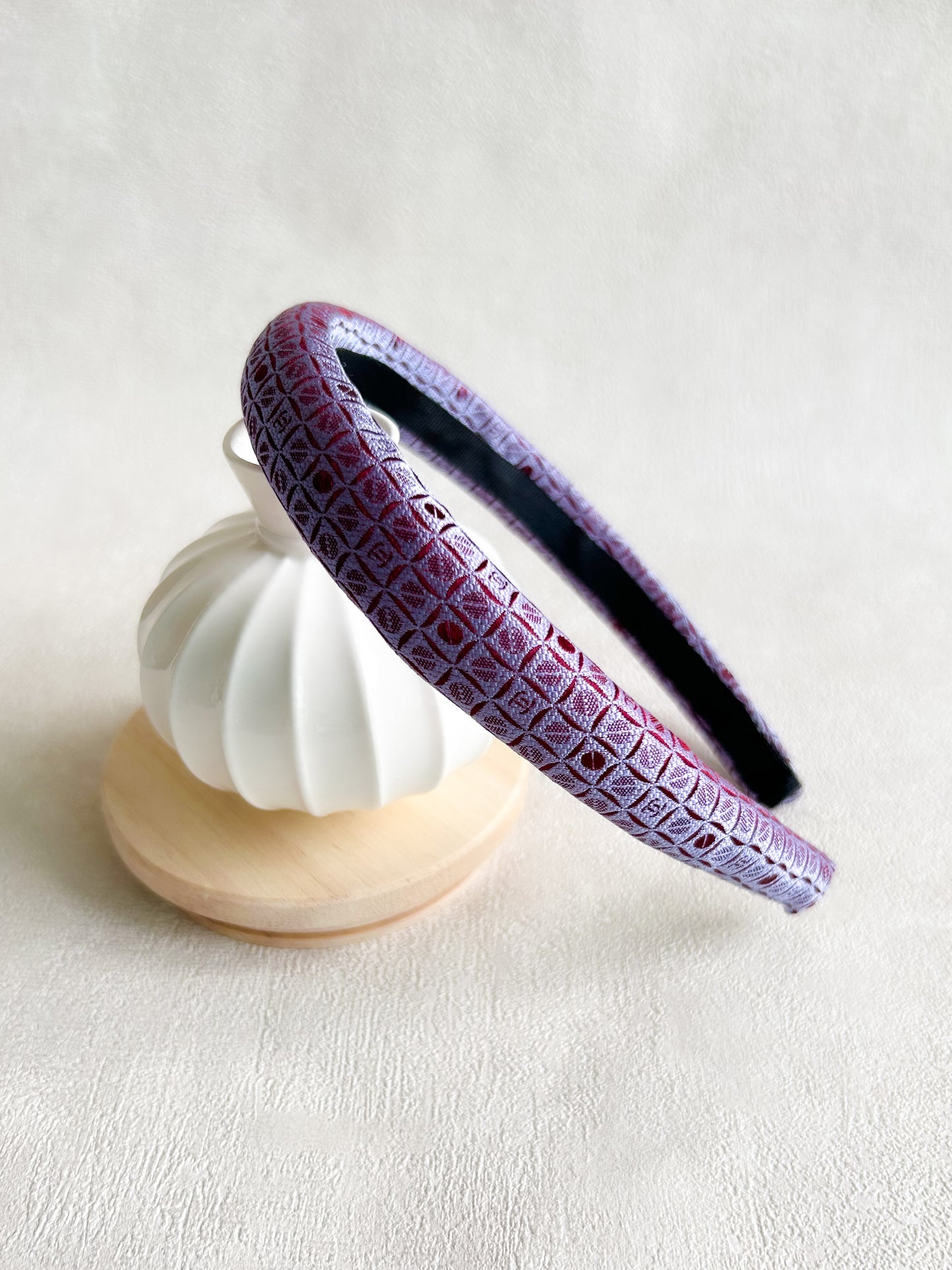 Headband Upcyclé Iconique 'Lilium' N°2