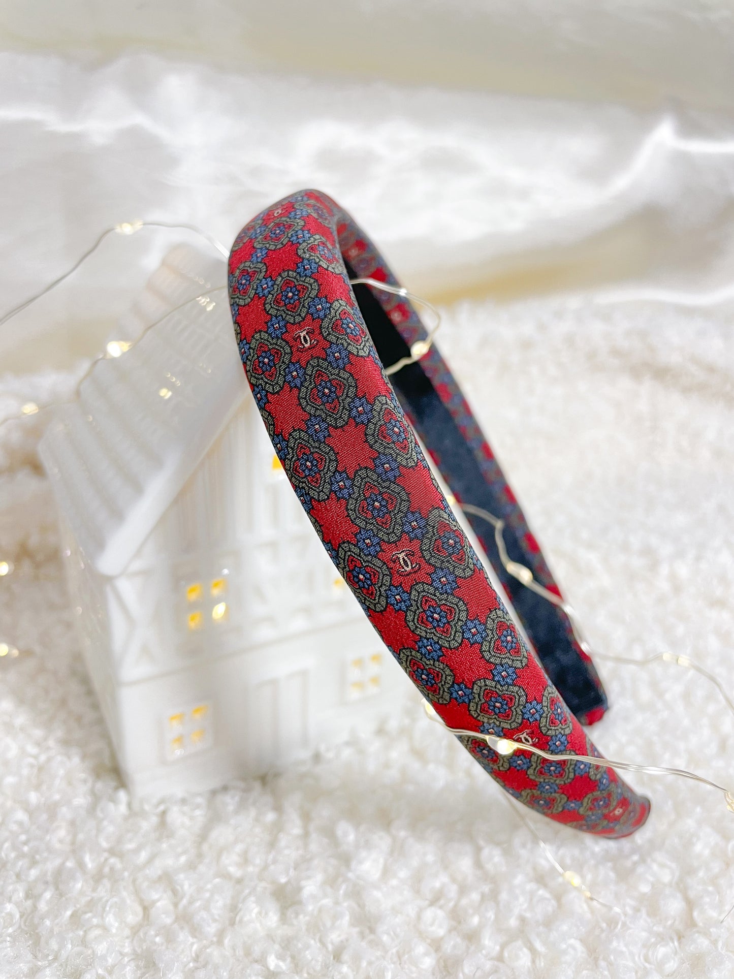 Headband Upcyclé Iconique 'Bonhomme de neige' N°1