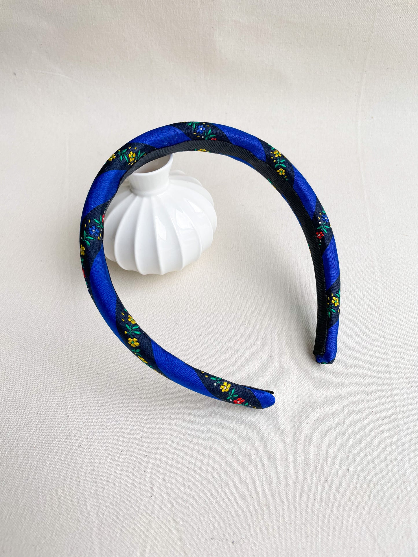 Headband Upcyclé Essentiel 'Défilé Floral'