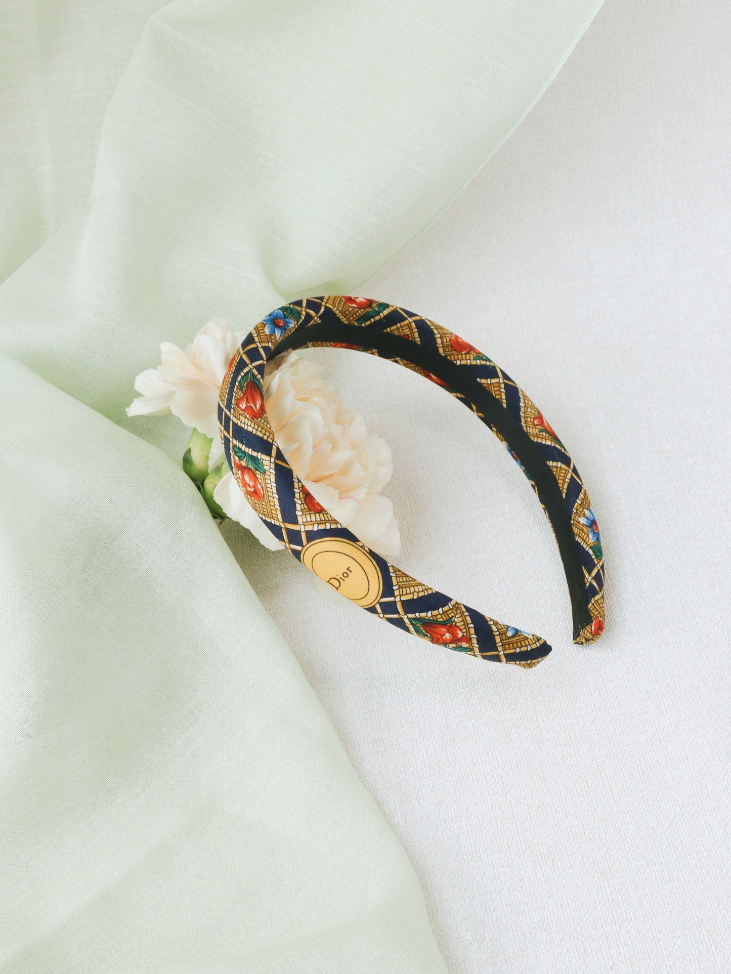 Headband Upcyclé Iconique 'Camélia'