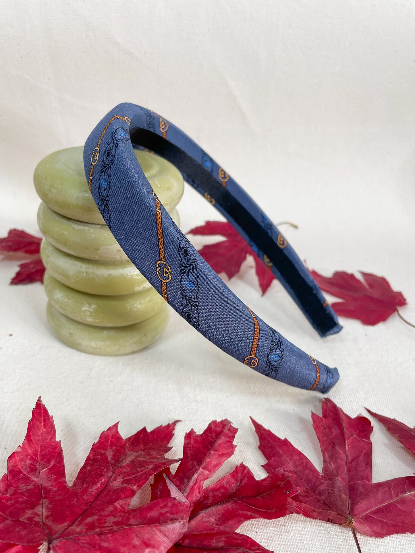 Headband Upcyclé Iconique 'Canevas Italien' N°1