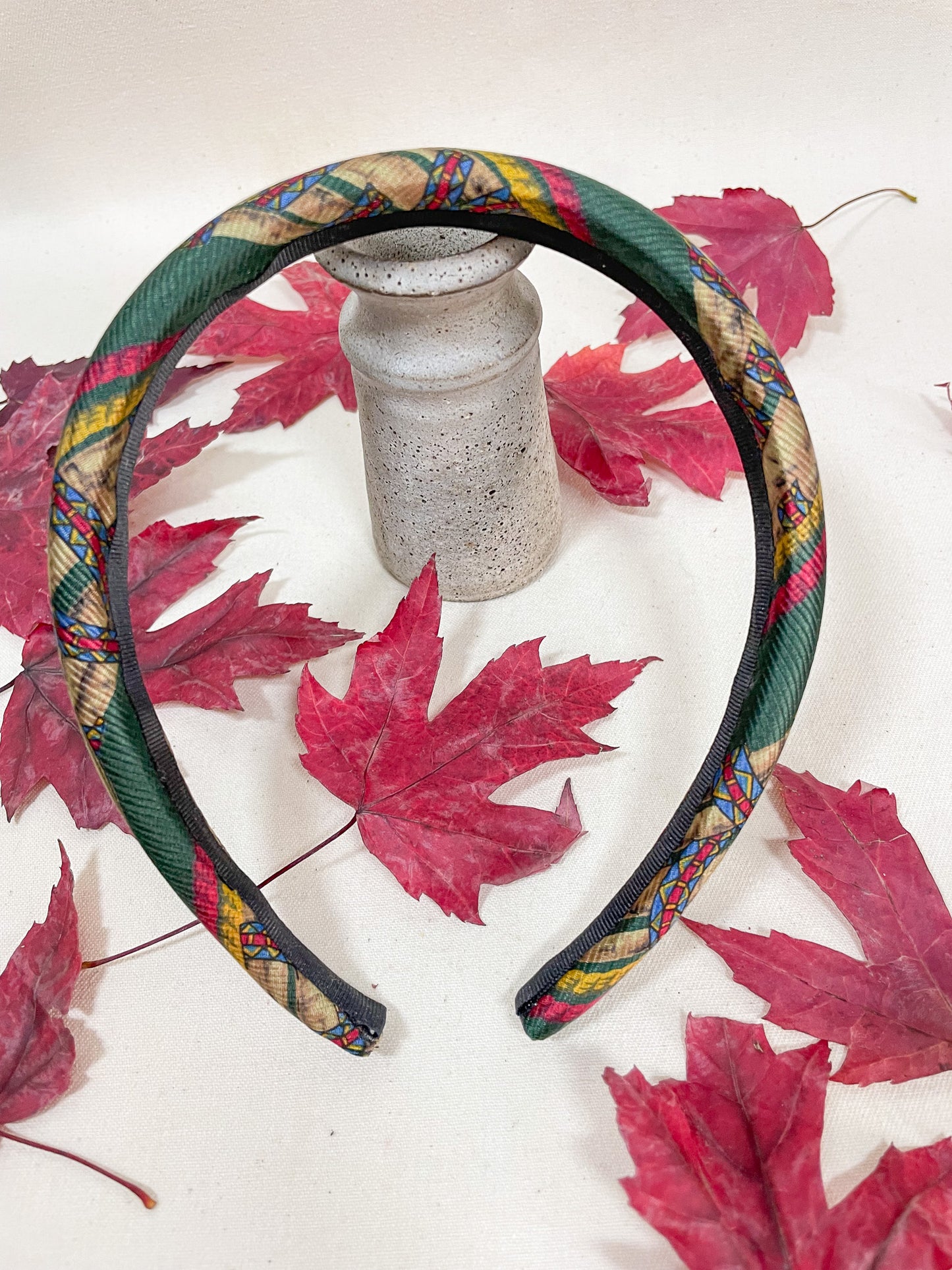 Headband Upcyclé Iconique 'Forest'