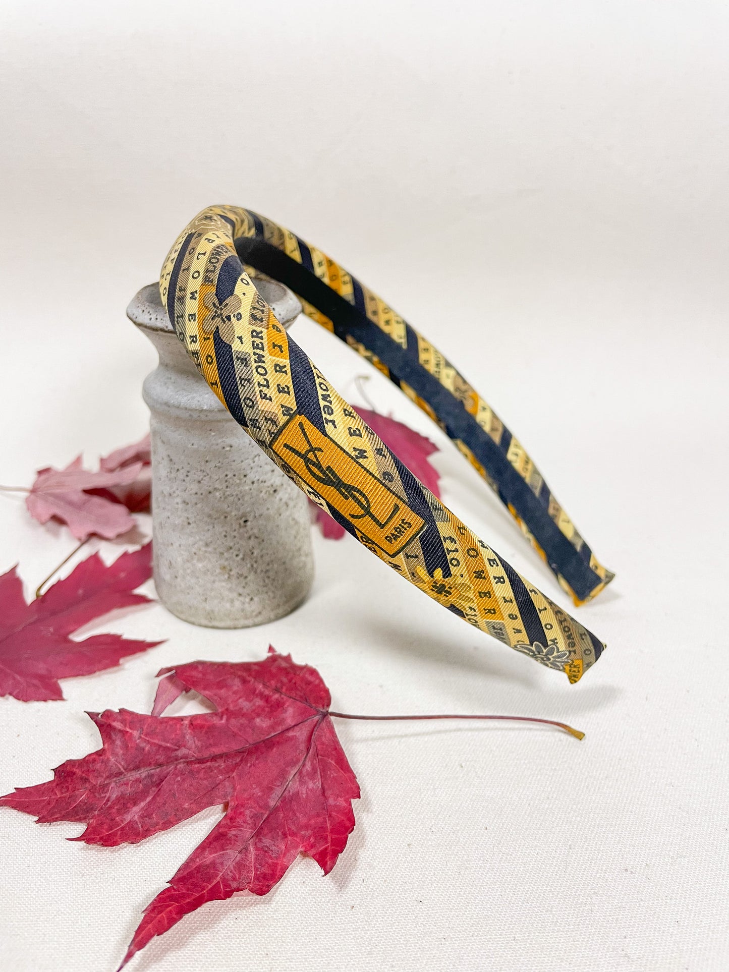 Headband Upcyclé Iconique 'Golden'