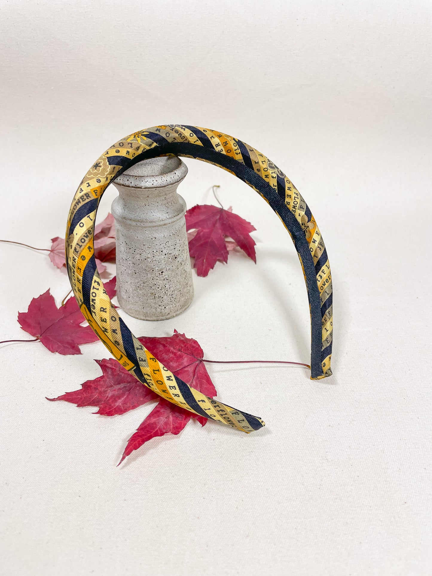 Headband Upcyclé Iconique 'Golden'