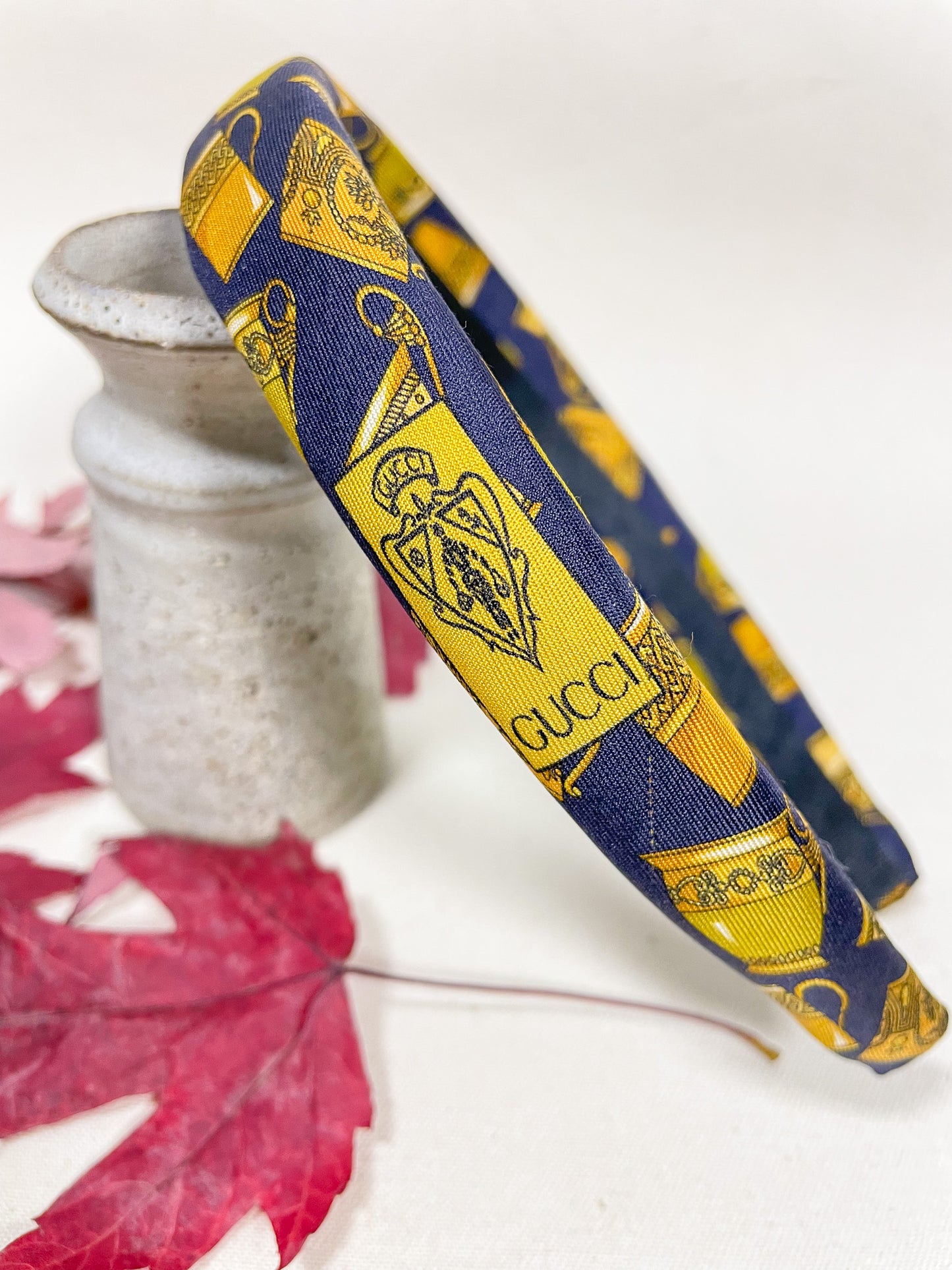 Headband Upcyclé Iconique 'Thé à la Menthe'