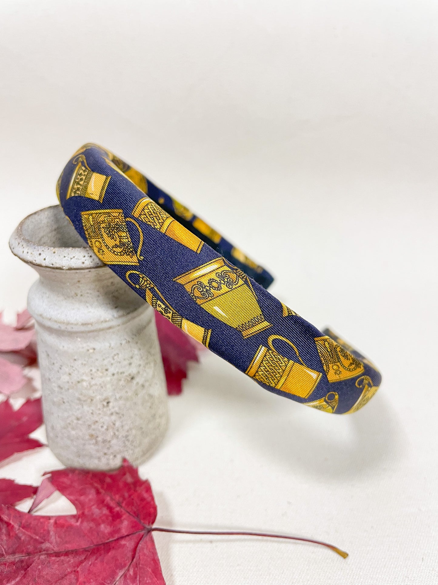 Headband Upcyclé Iconique 'Thé à la Menthe'